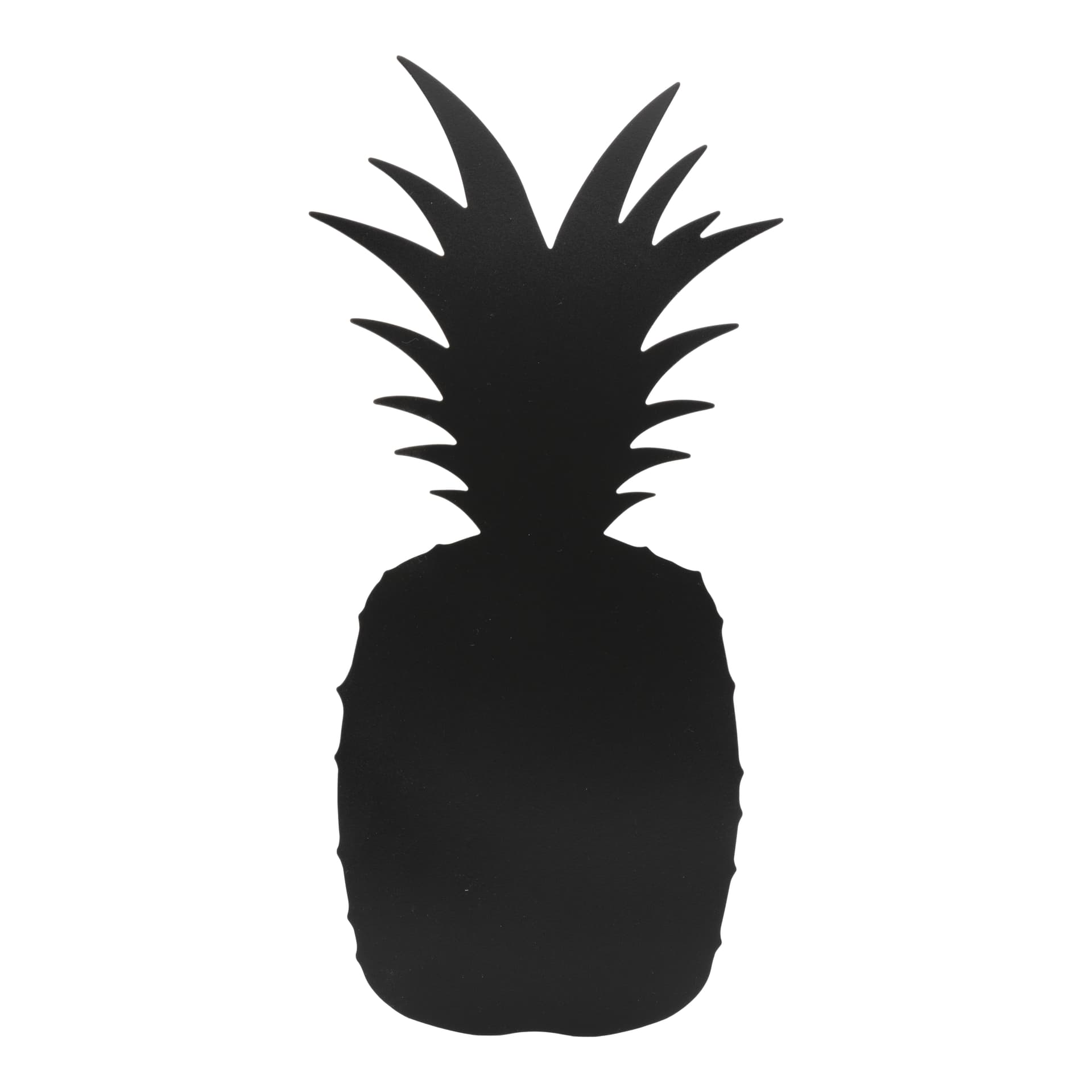Securit® Ardoise murale - Silhouette Ananas - Feutre-craie et kit velcro pour accrochage mural inclus - Fin de série