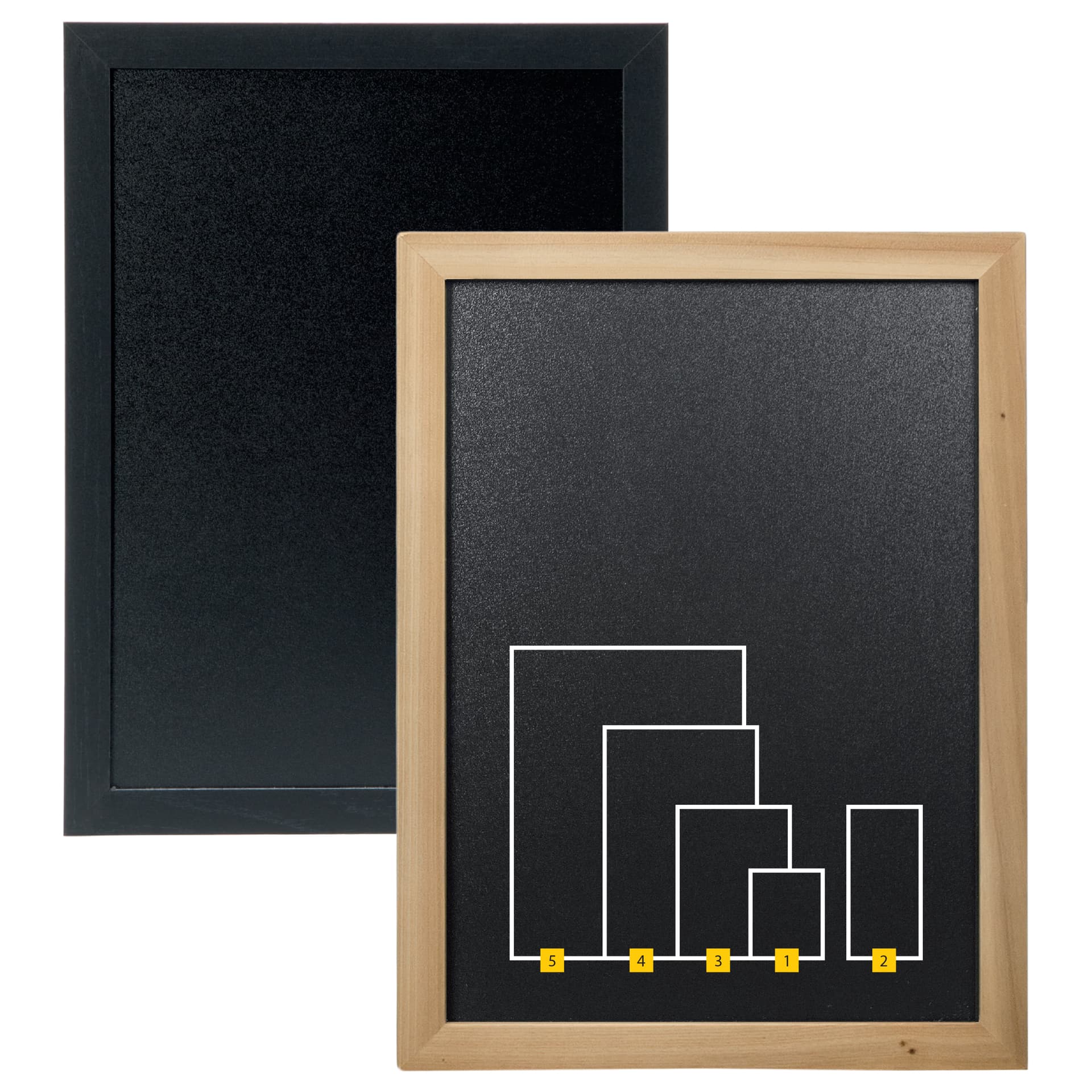 Securit® Ardoise luxe type ornement - Hévéa - Fin de série