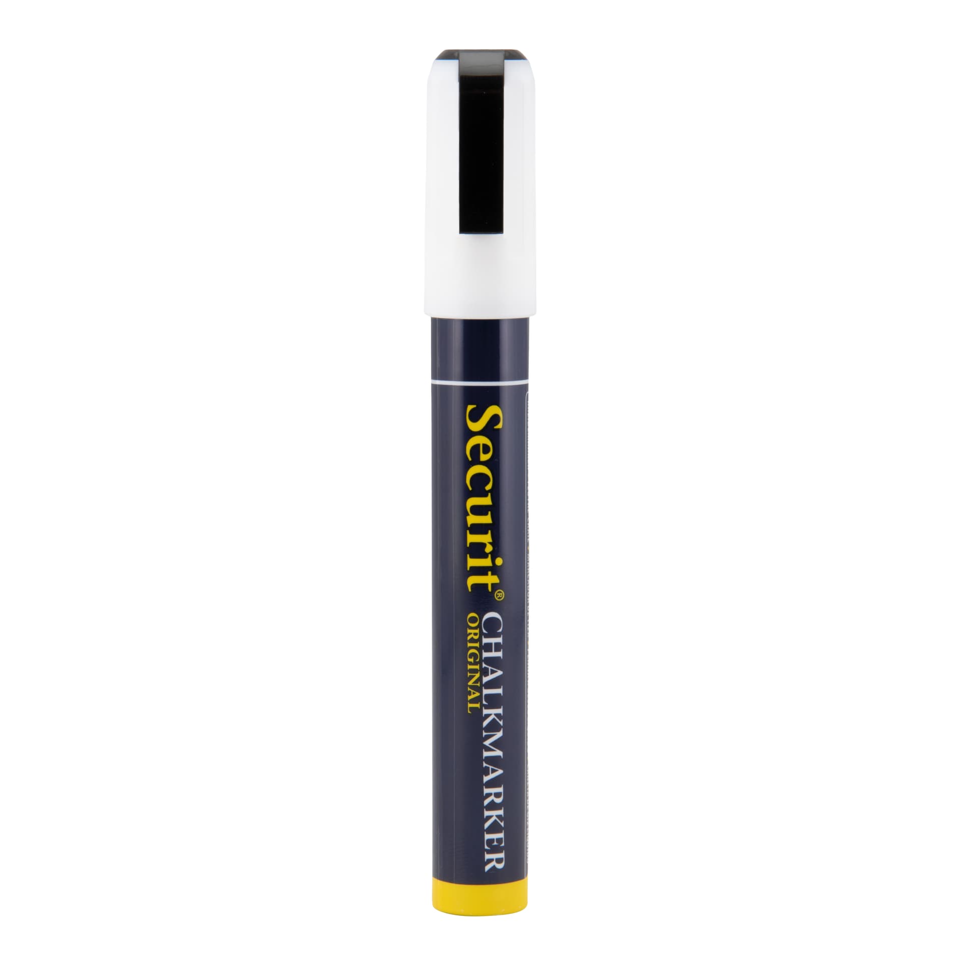 Securit® Pennarello a gesso liquido bianco - punta 2-6mm