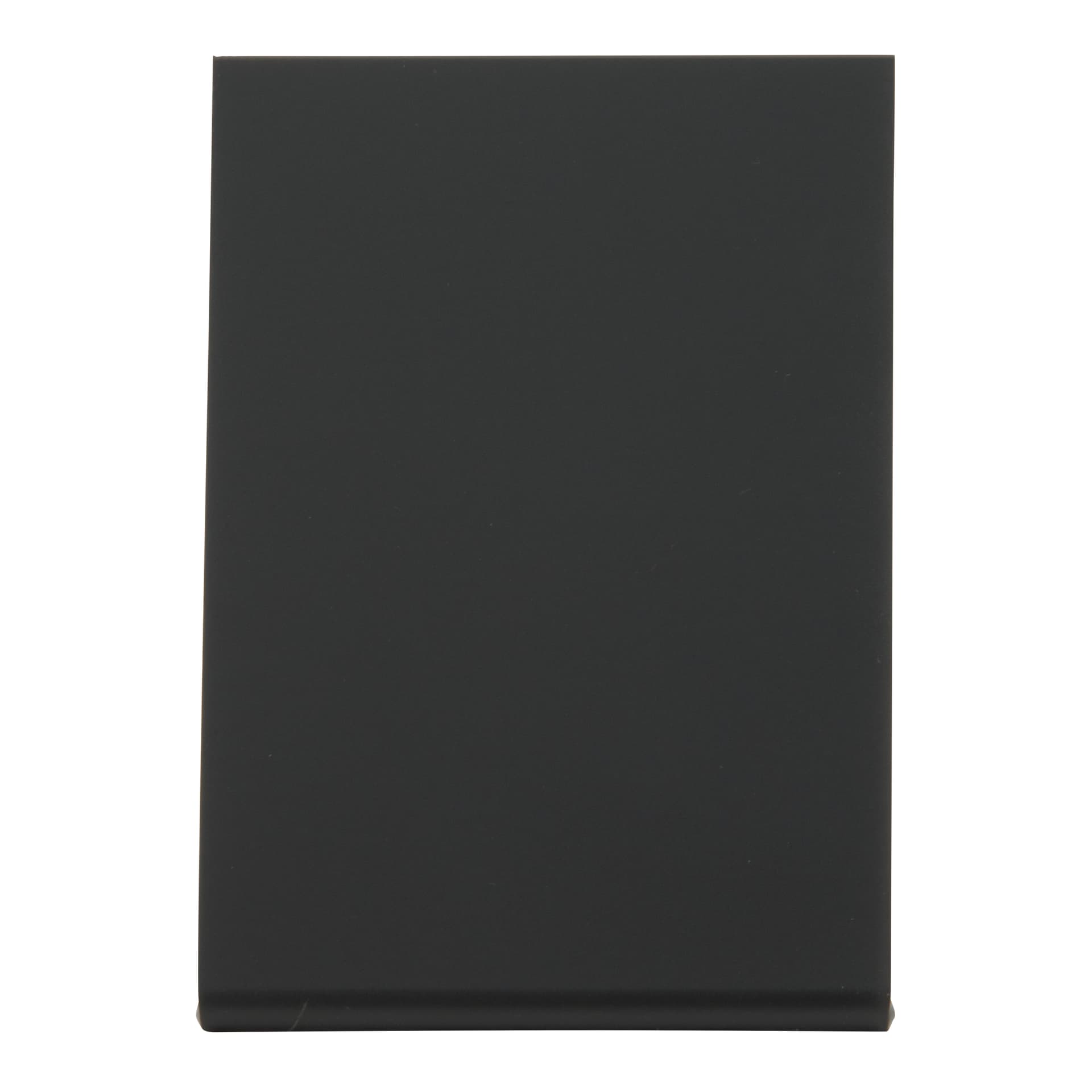 Securit® Lot de 5 Ardoises de table A7 - Noir - Forme en L - Recto mat et Verso brillant