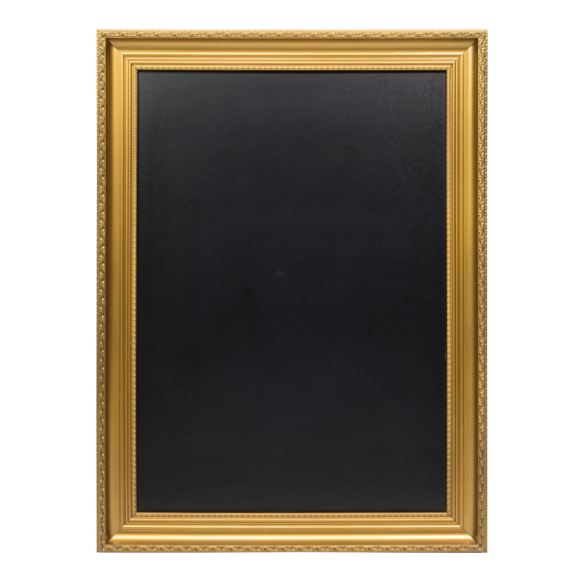 Securit® Ardoise murale - Cadre Doré - 75x100cm