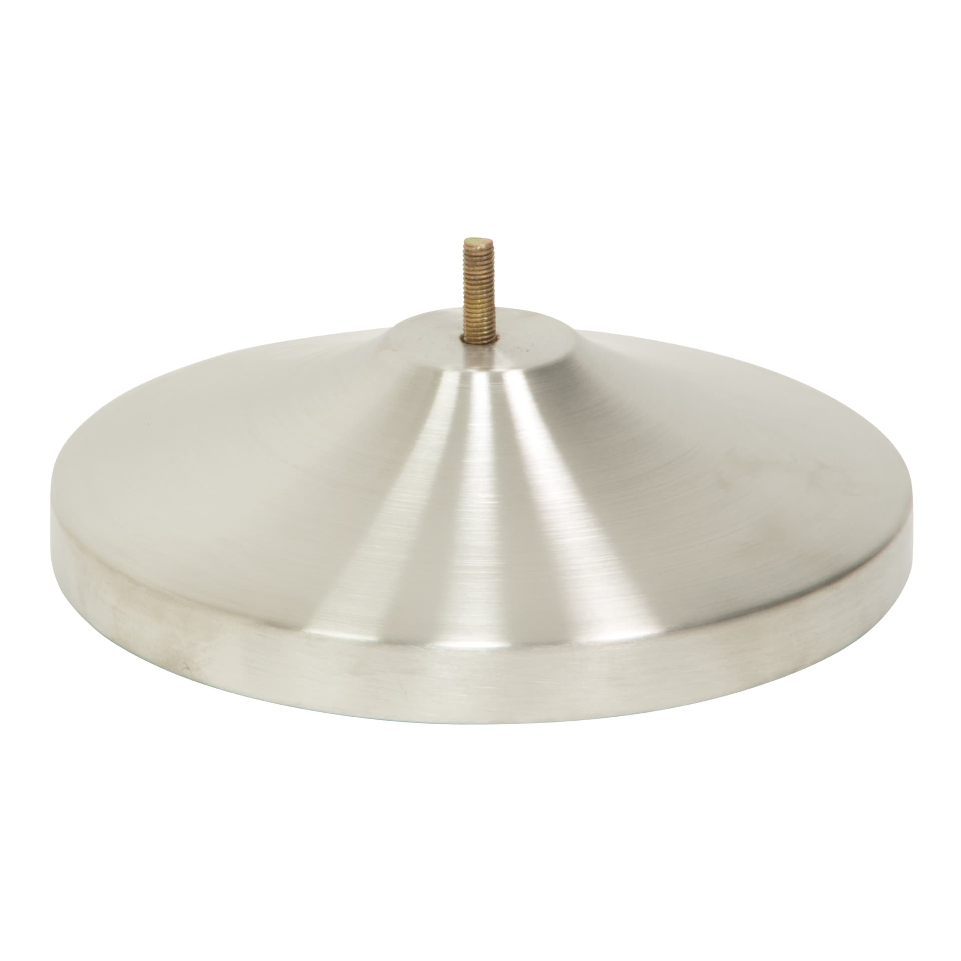 Securit® Socle Poteau d'accueil Rétractable - Chrome - 31x31cm (Pied avec bande nylon non inclus)