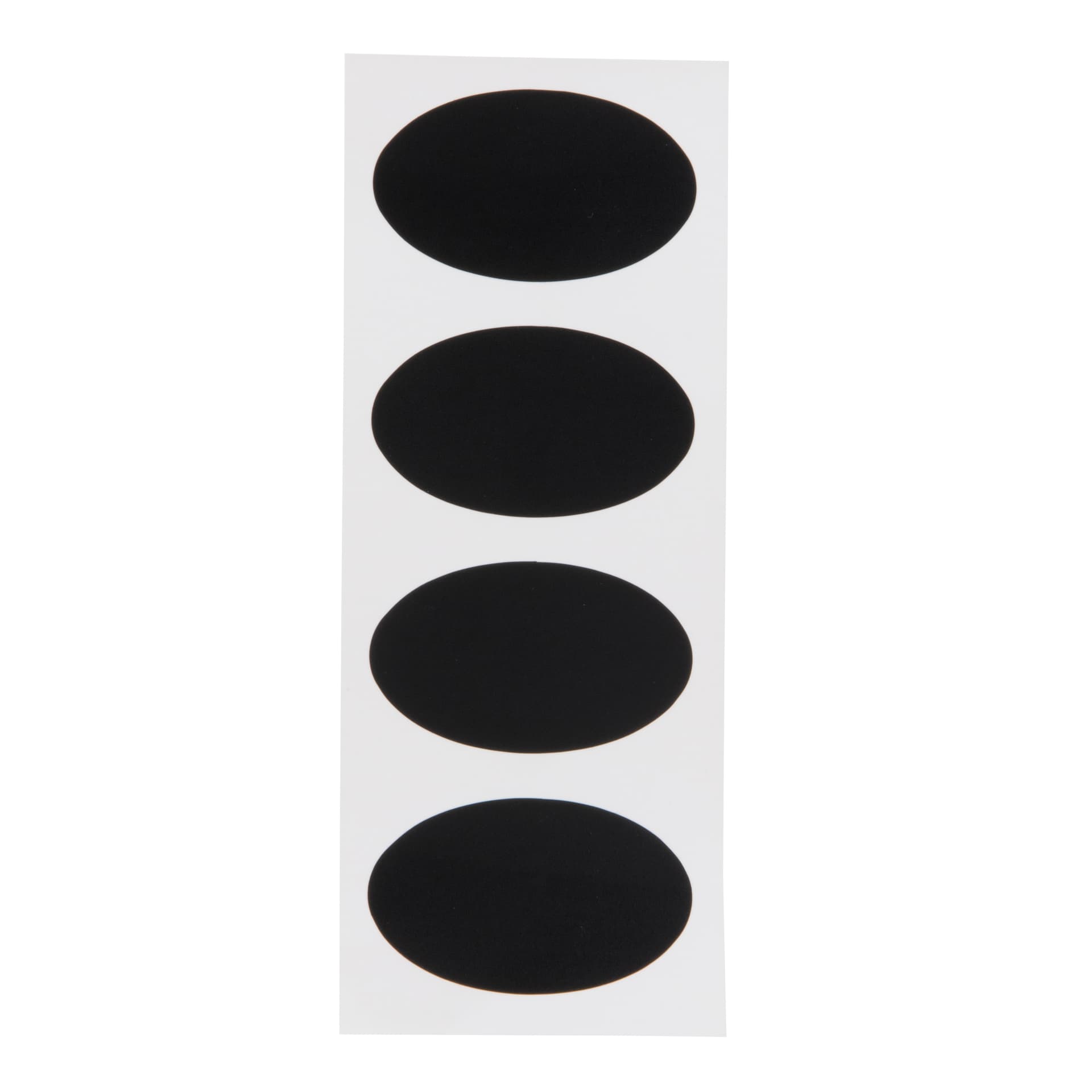 Securit® Lot de 8 mini Ardoises auto-adhésives - Forme ovale