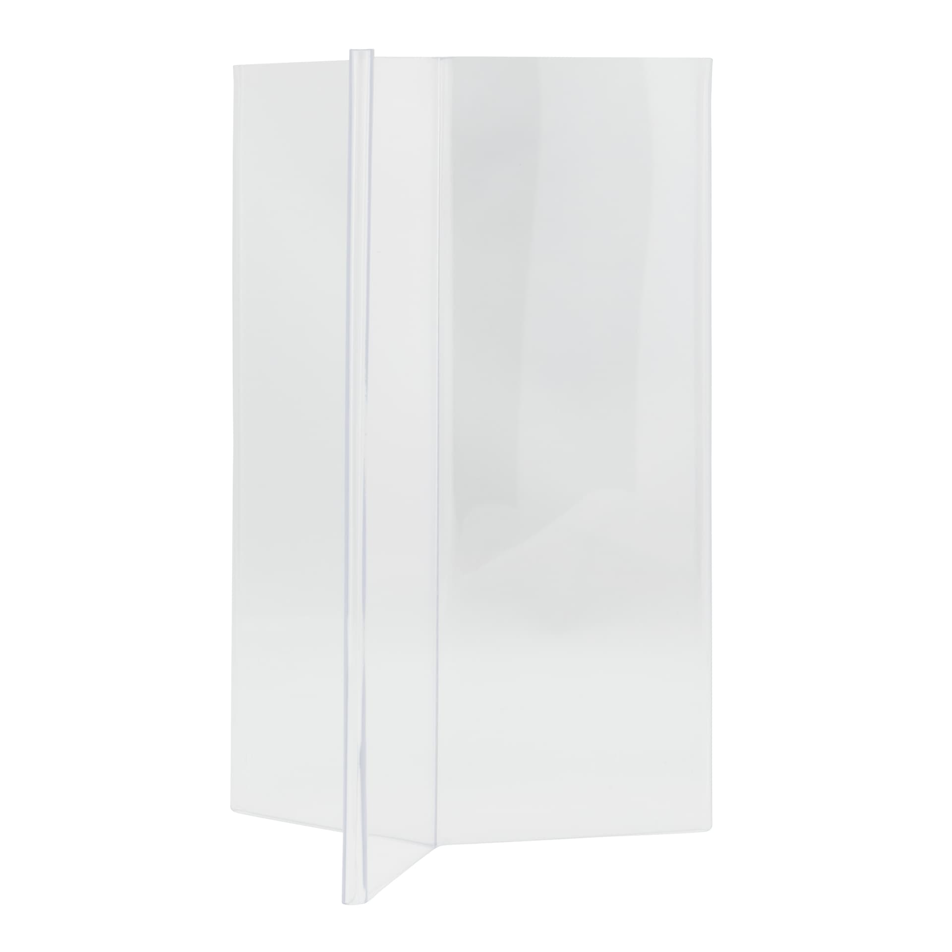 Securit® Porte‑affiche transparent A4 - Forme en Y - Acrylique