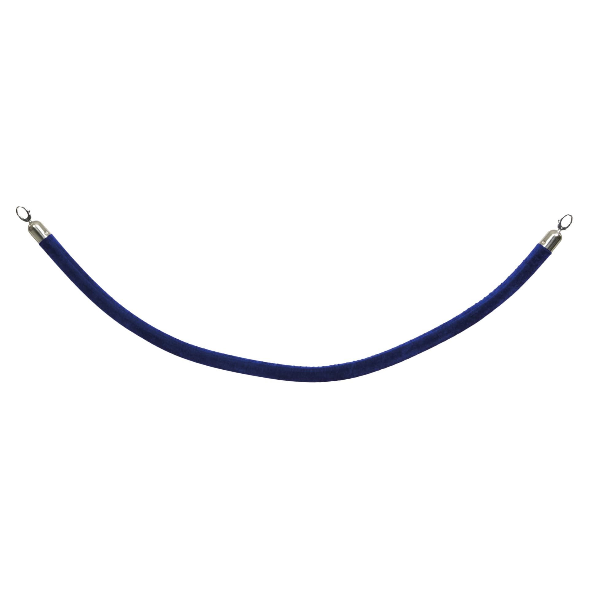 Securit® Corda velluto per palo classico - Terminali cromati - 150 cm