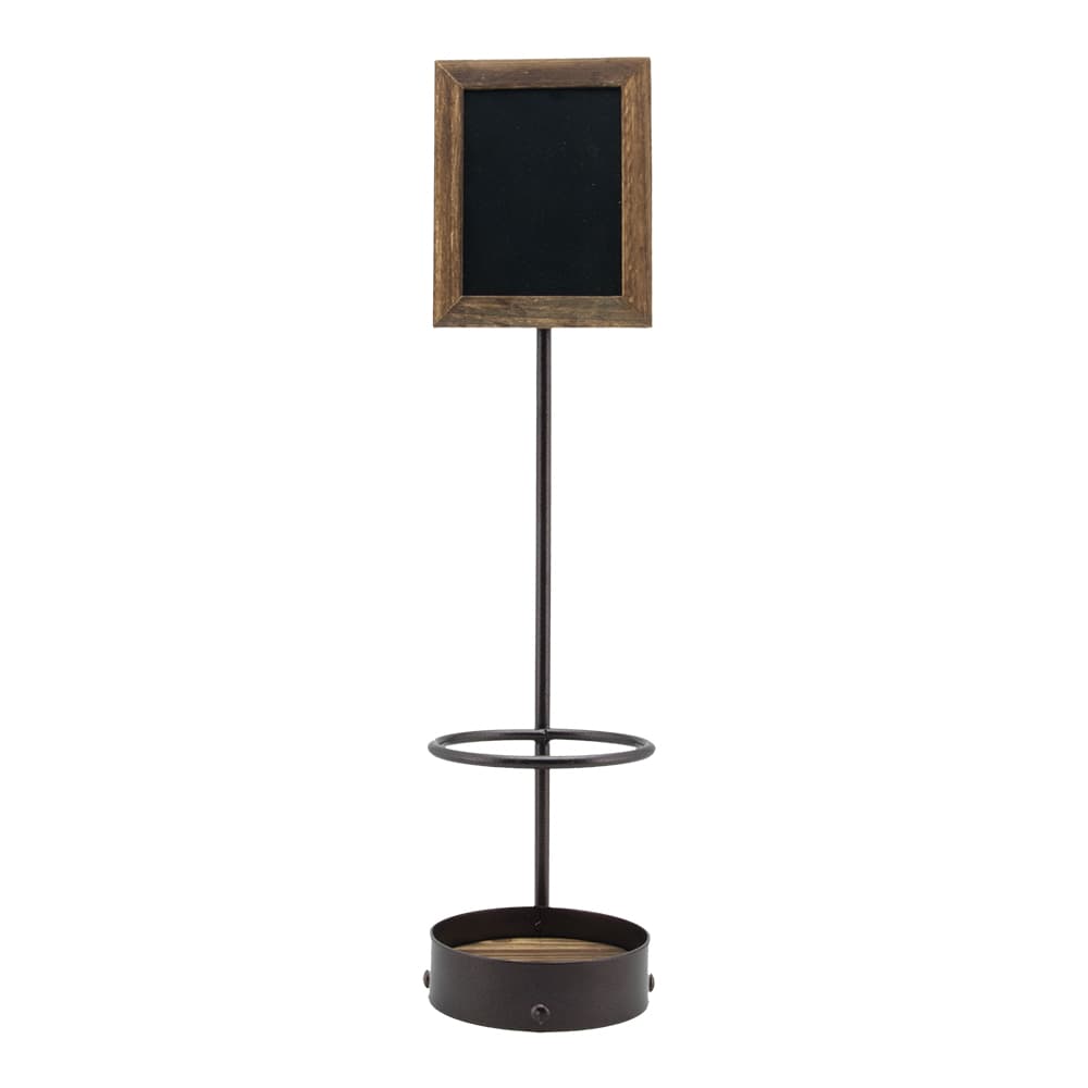 Securit® Présentoir à Bouteille - Cadre Ardoise - Permet de tenir une bouteille