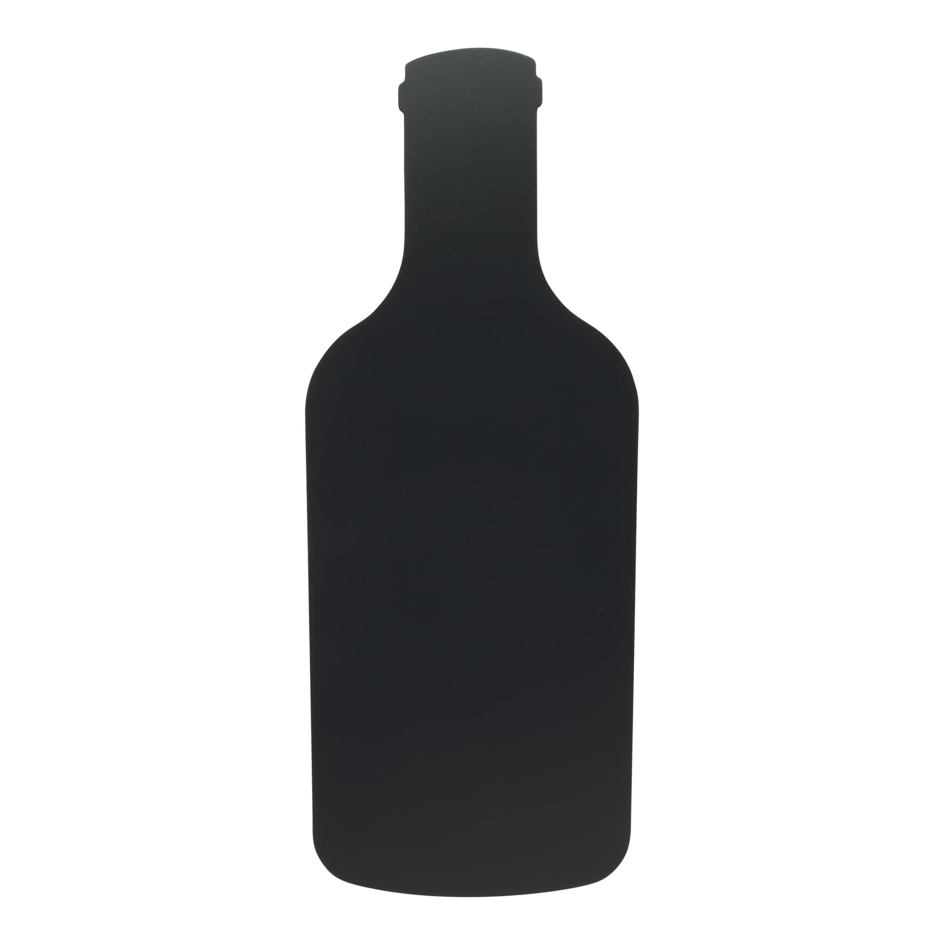 Securit® Ardoise murale - Silhouette Bouteille - Feutre-craie et kit velcro pour accrochage mural inclus - Fin de série