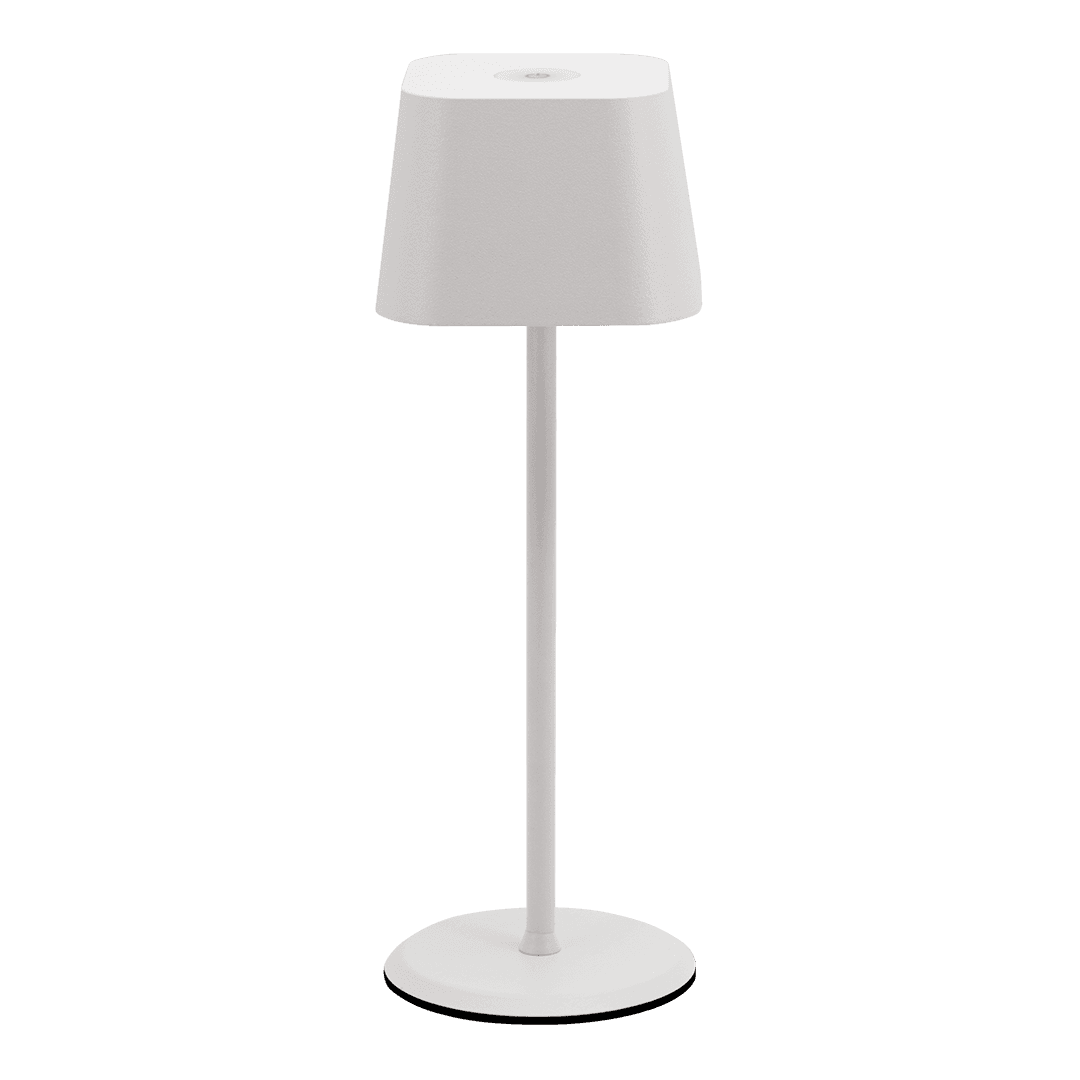 Securit® Lampe de table LED sans fil "Malta" - Blanc - Intérieur/Extérieur - Câble magnétique inclus
