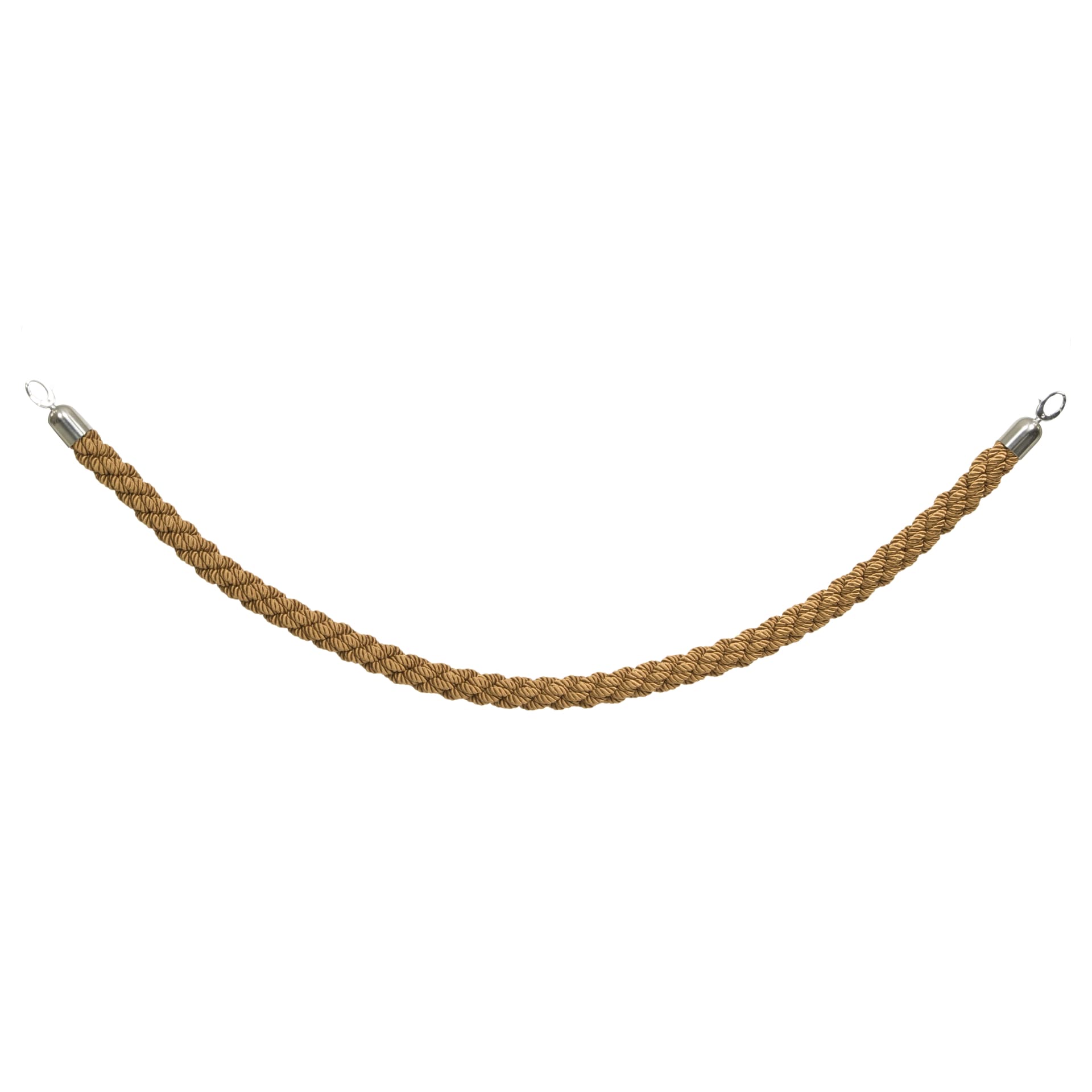 Securit® Corda intrecciata per palo classico - Terminali cromati - 150 cm