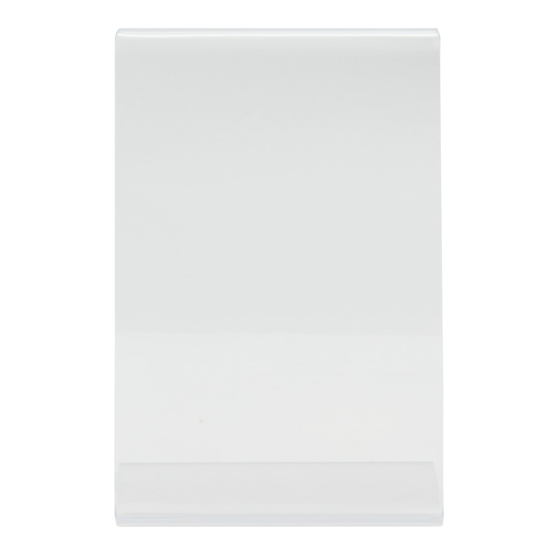 Securit® Porte‑affiche transparent A8 - Forme en L - Acrylique