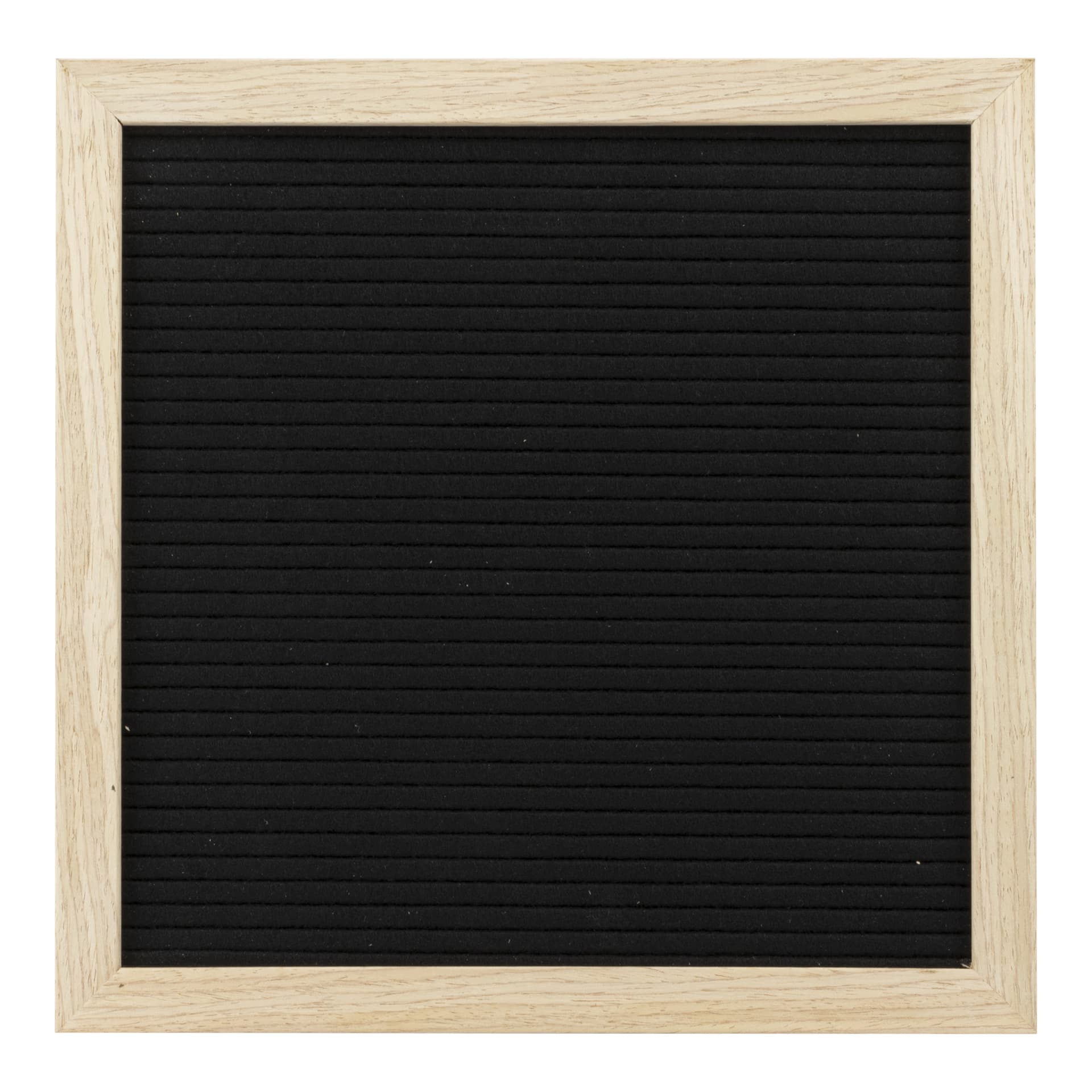 Securit® Tableau à lettres - 170 lettres, chiffres et icônes - Bois finition teck laqué - Kit de montage inclus - 30x30c