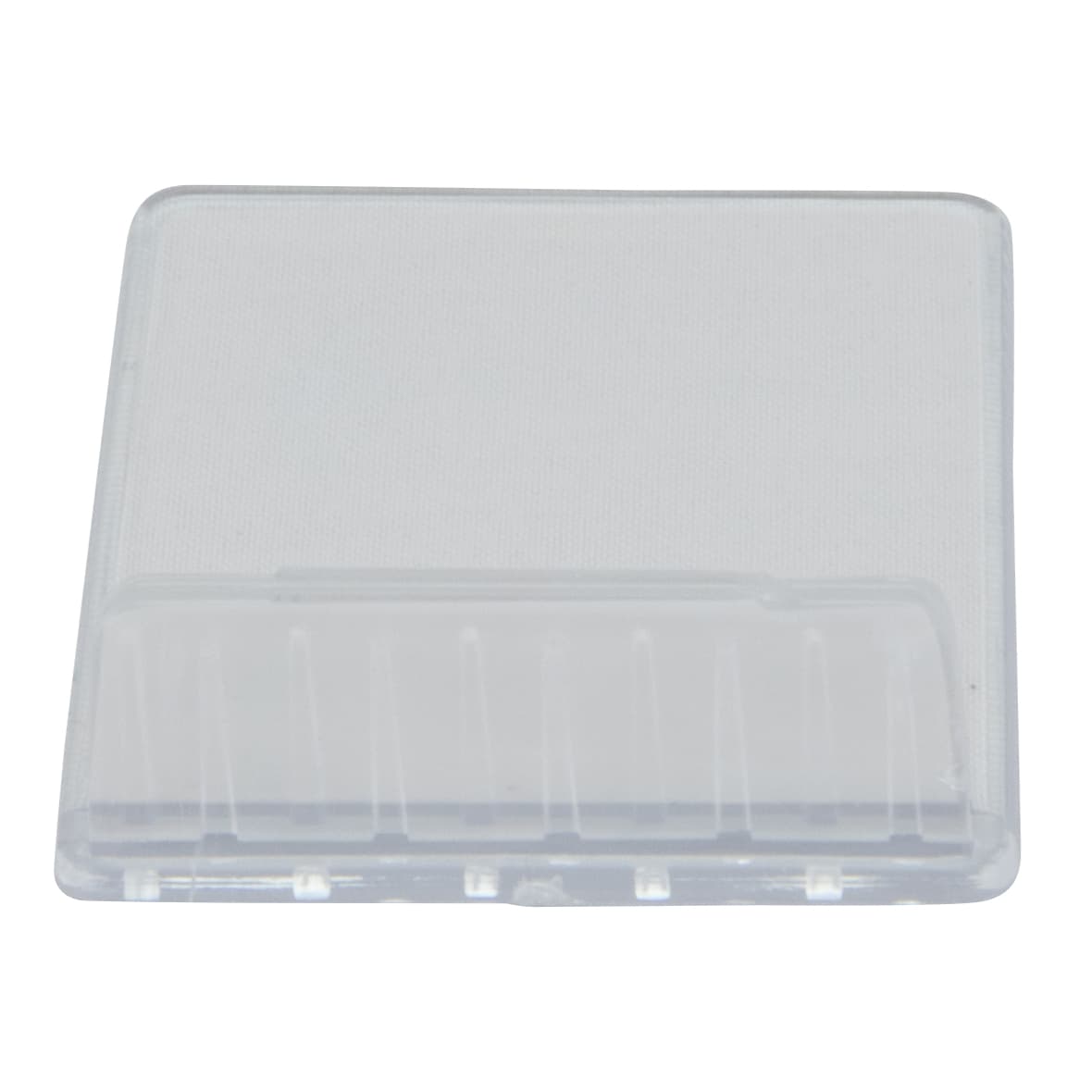 Securit® Lot de 10  Portes-étiquettes acryliques - Transparant - Suport vertical à partir d'une surface horizontale (Éti