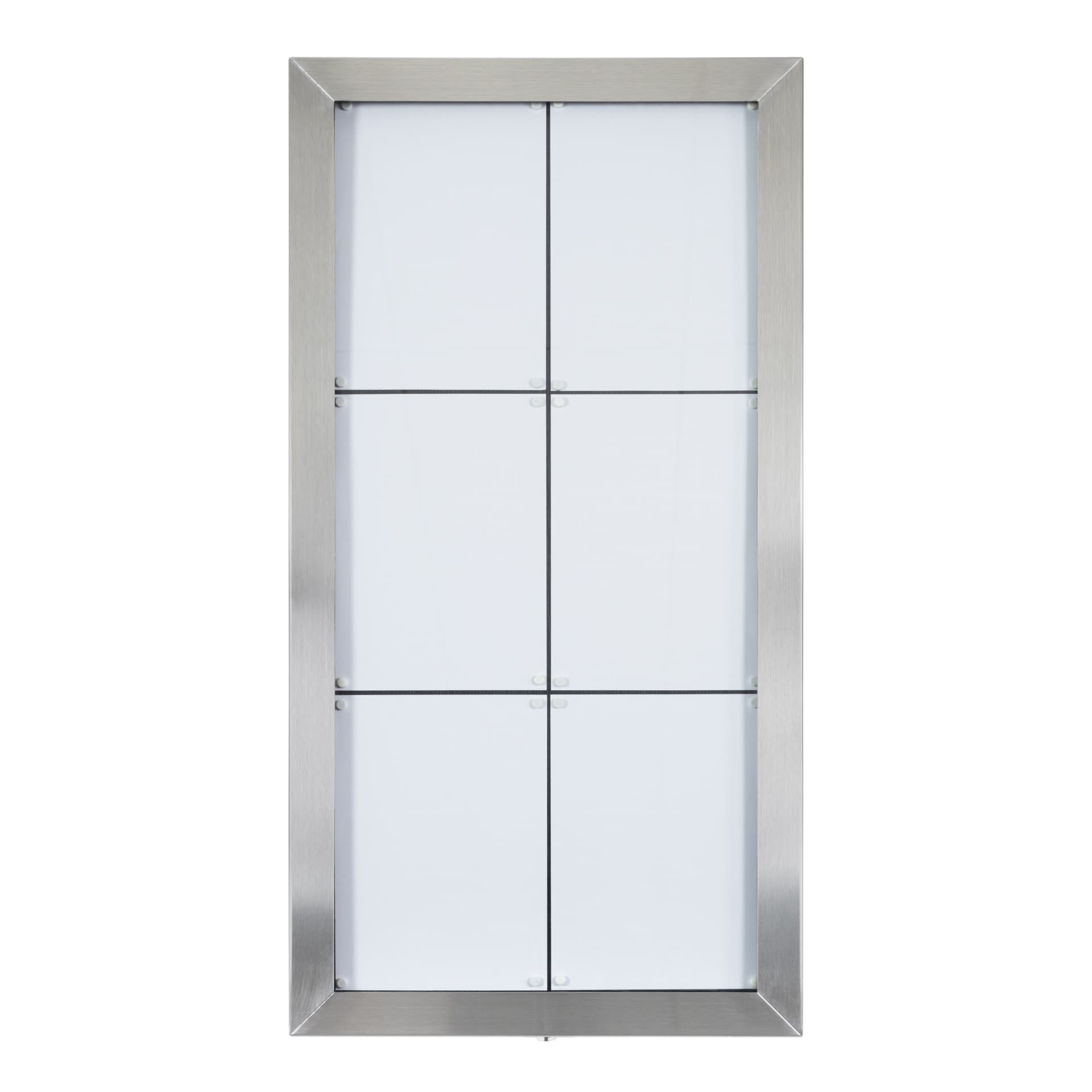 Securit® Espositore LED colore - Acciaio inossidabile - con telecomando