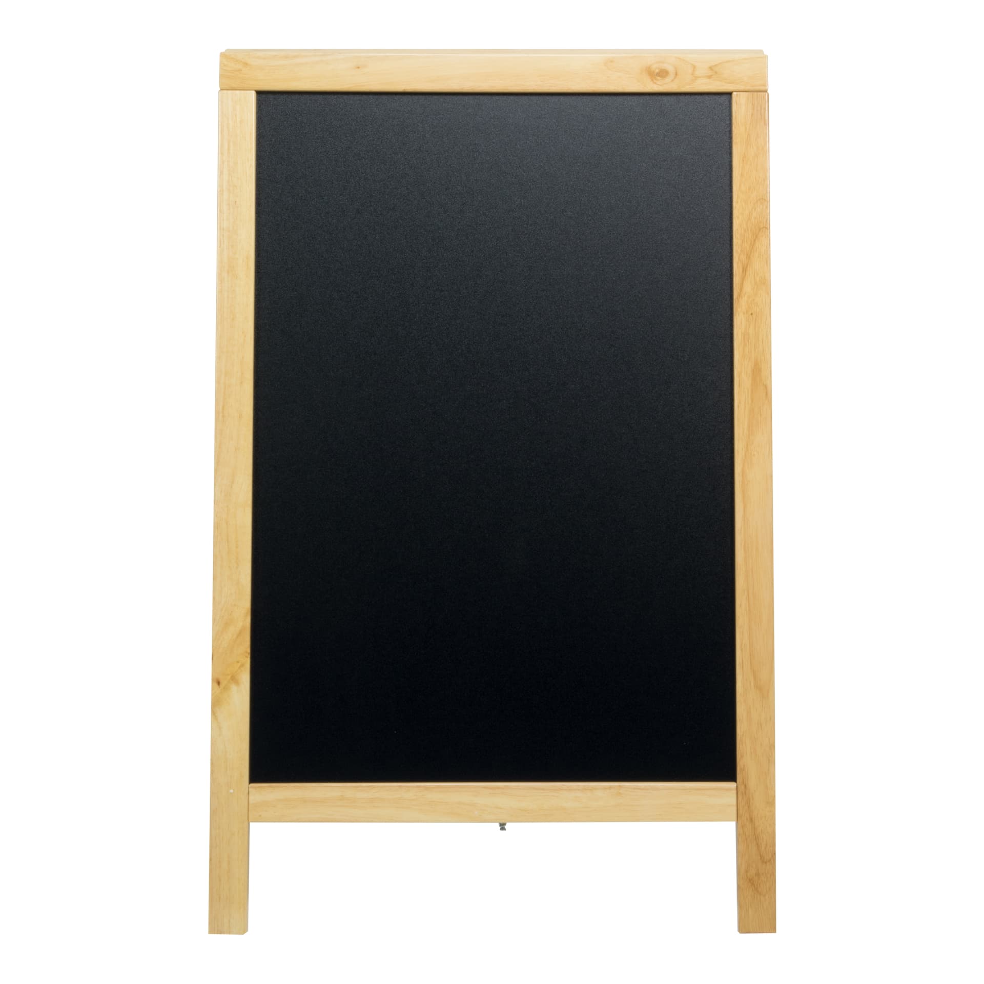 Securit® Painel-trottoir Duplo em Hevea - acabamento natural lacado - 55x85cm