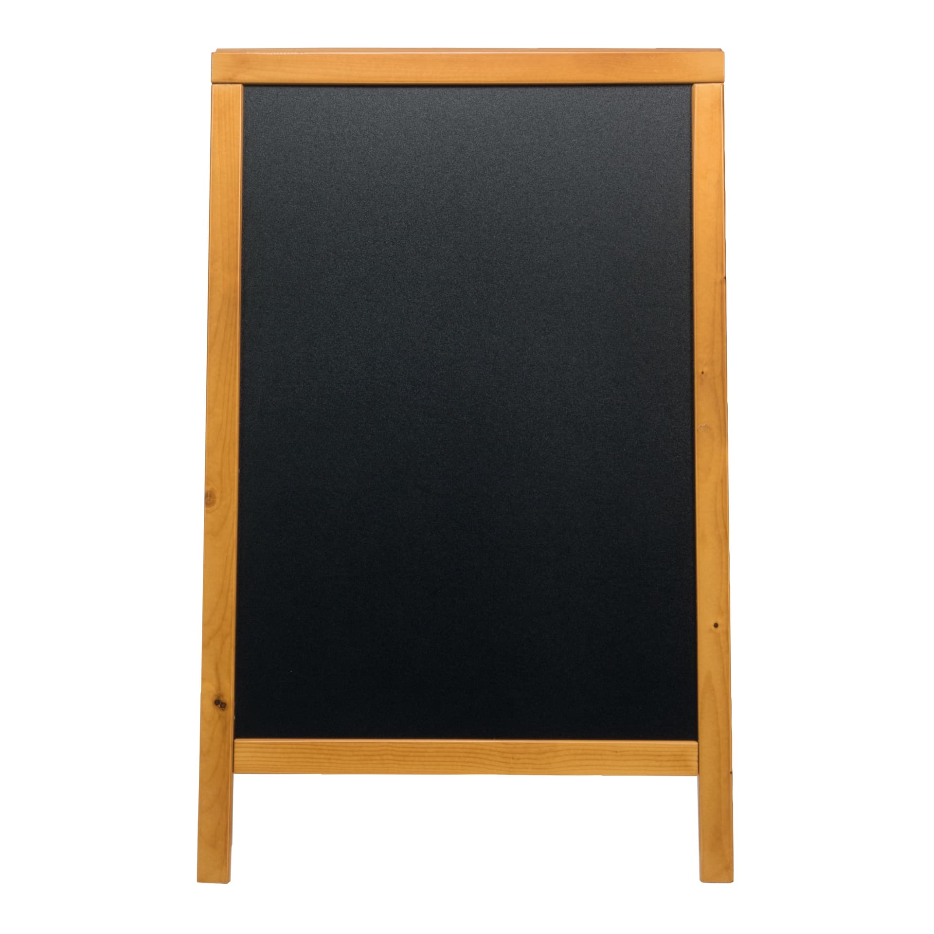 Securit® Painel-trottoir Duplo em Pinho. Acabamento teca envernizado - 55x85cm