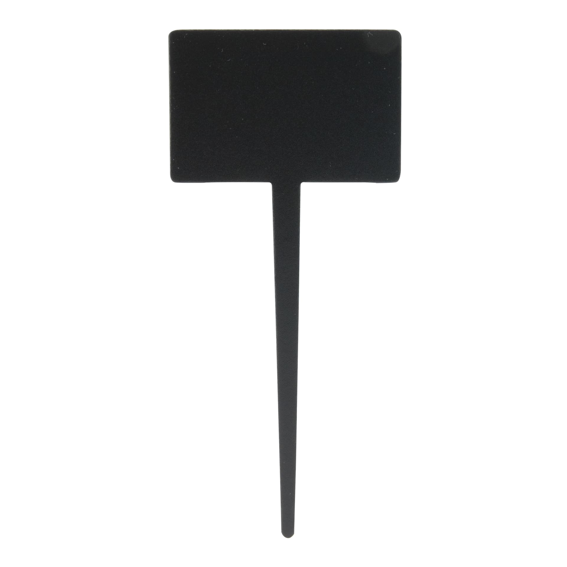Securit® Lot de 5 Étiquettes Ardoises - Silhouette Rectangle - Noir - Feutre-craie inclus