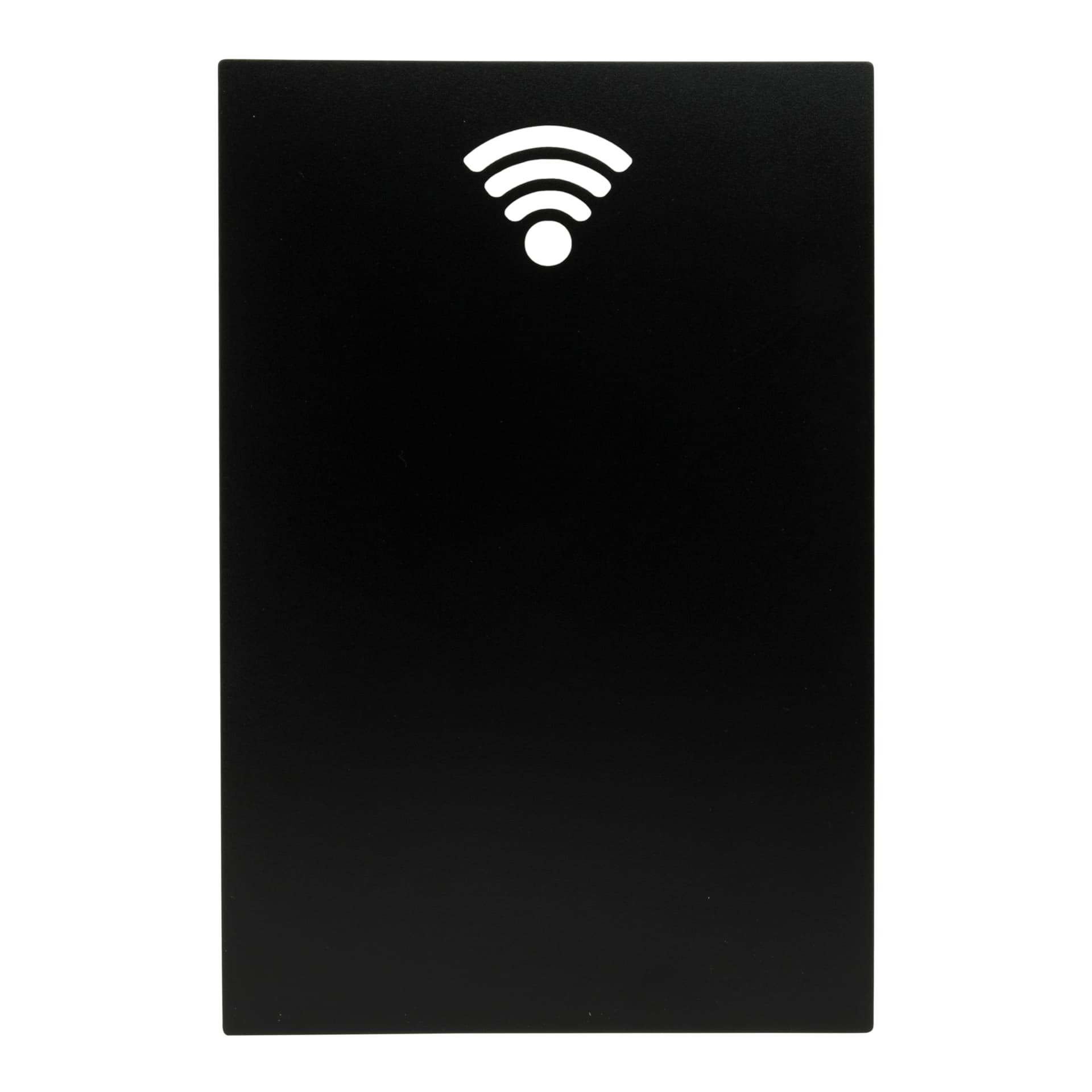 Securit® Silhouette ardesia murale ''WiFi'' - Pennarello gessetto incluso e kit velcro per fissaggio - 30x50cm