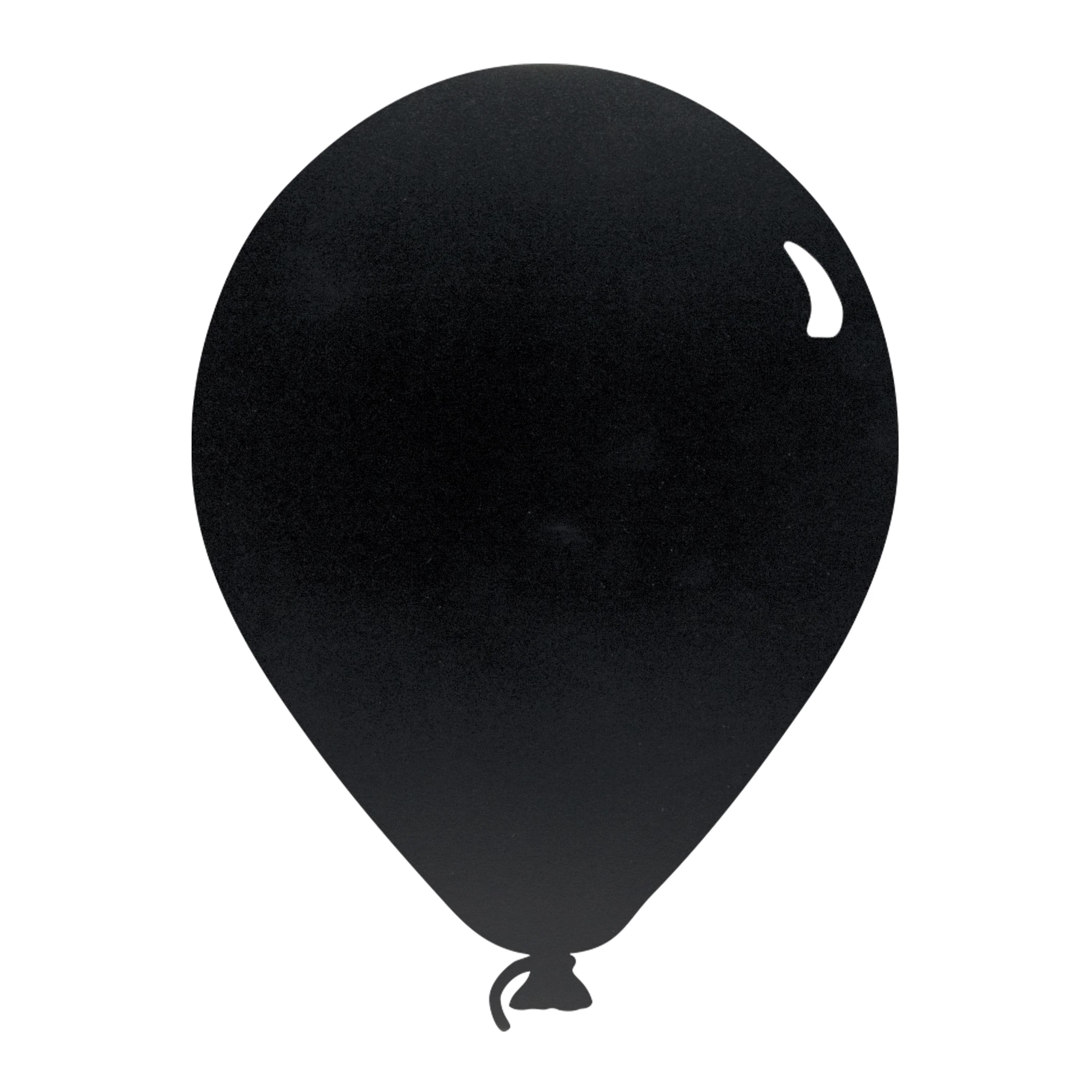 Securit® Ardoise murale - Silhouette Ballon - Feutre-craie et kit velcro pour accrochage mural inclus - Fin de série