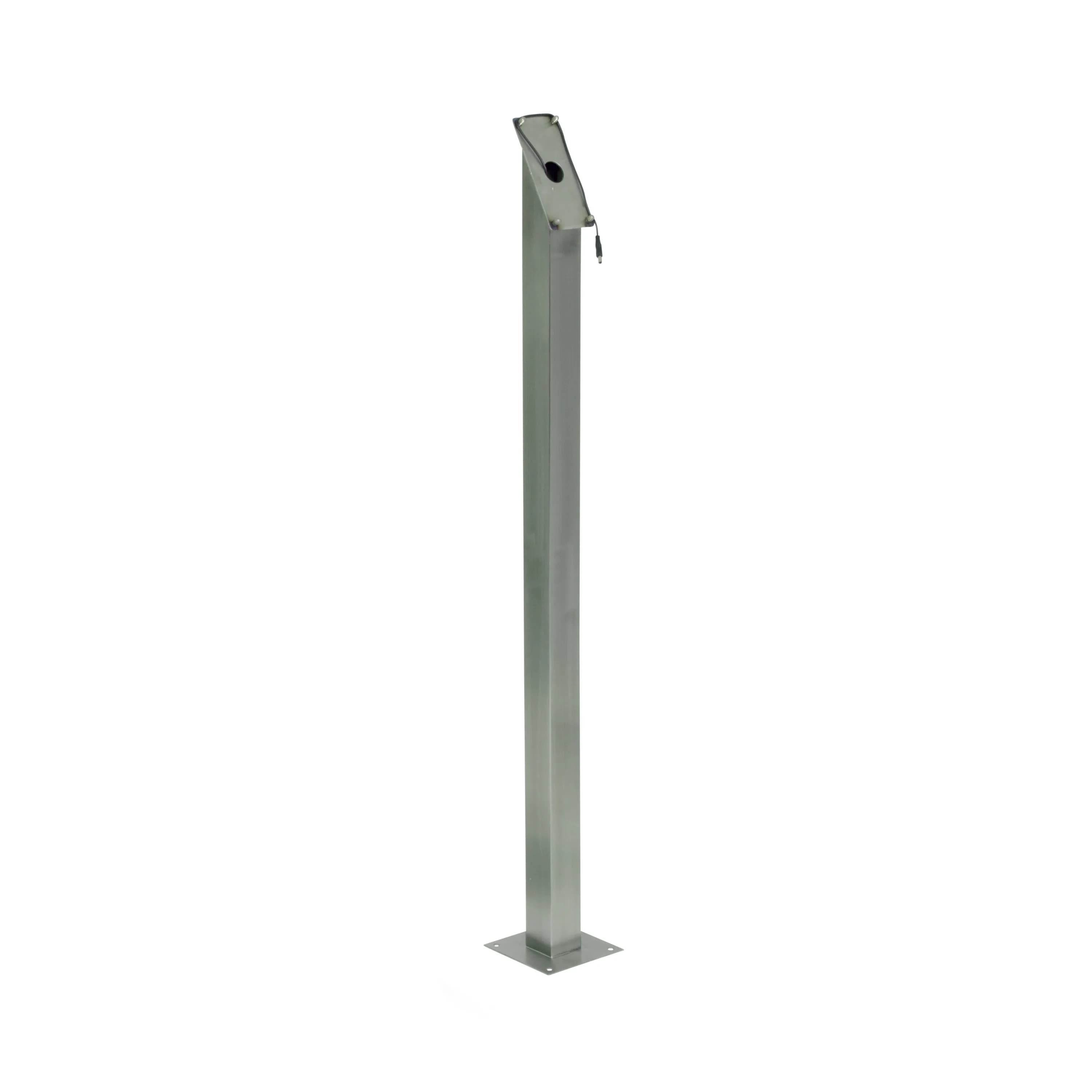 Securit® Pied pour Présentoir porte-menu LED "Stainless Steel" - Acier inoxydable - 120 cm (Socle MCS-BA-G2 non inclus)