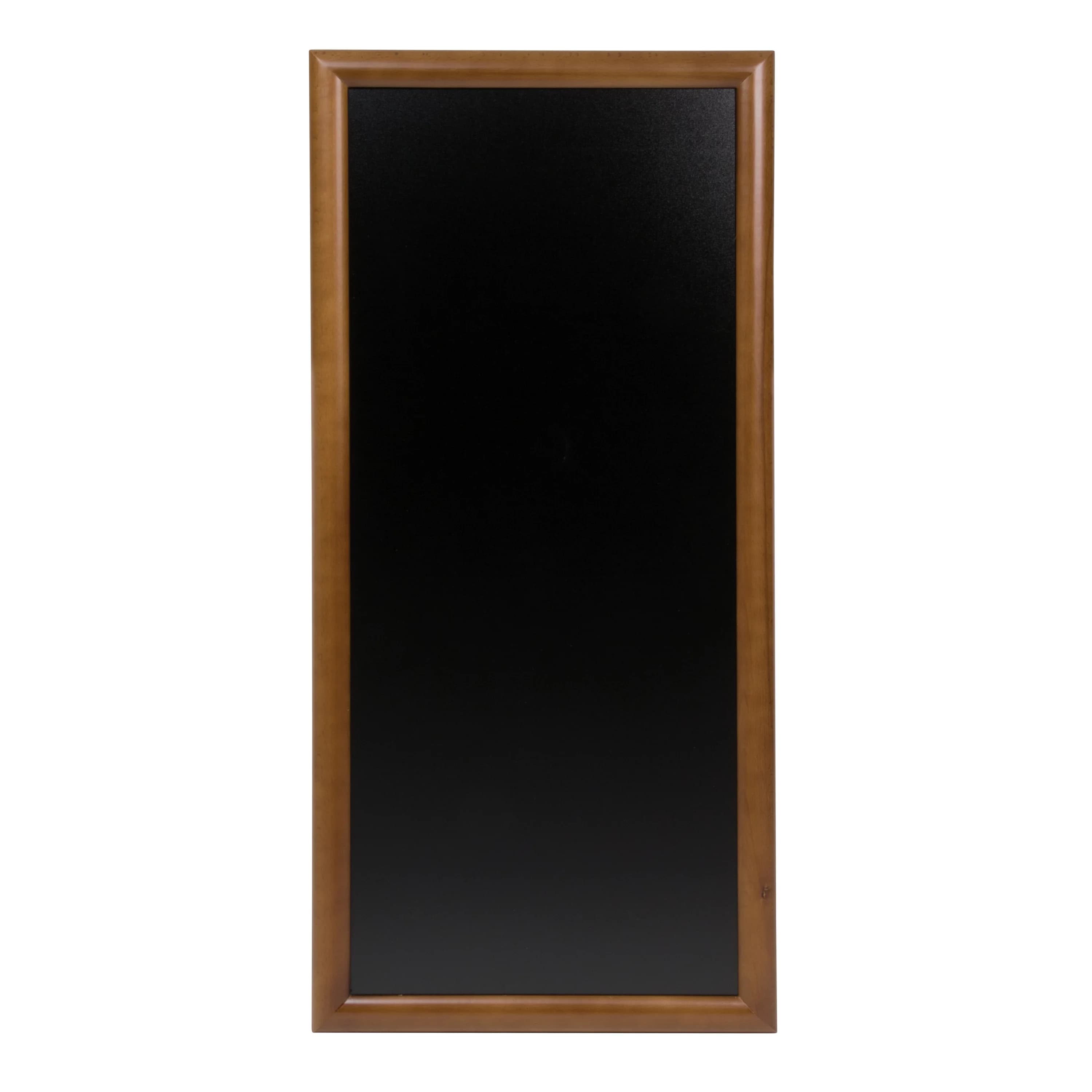 Securit® Ardoise murale "Long" - Bois finition marron foncé laqué - Kit de montage inclus - 56x120cm