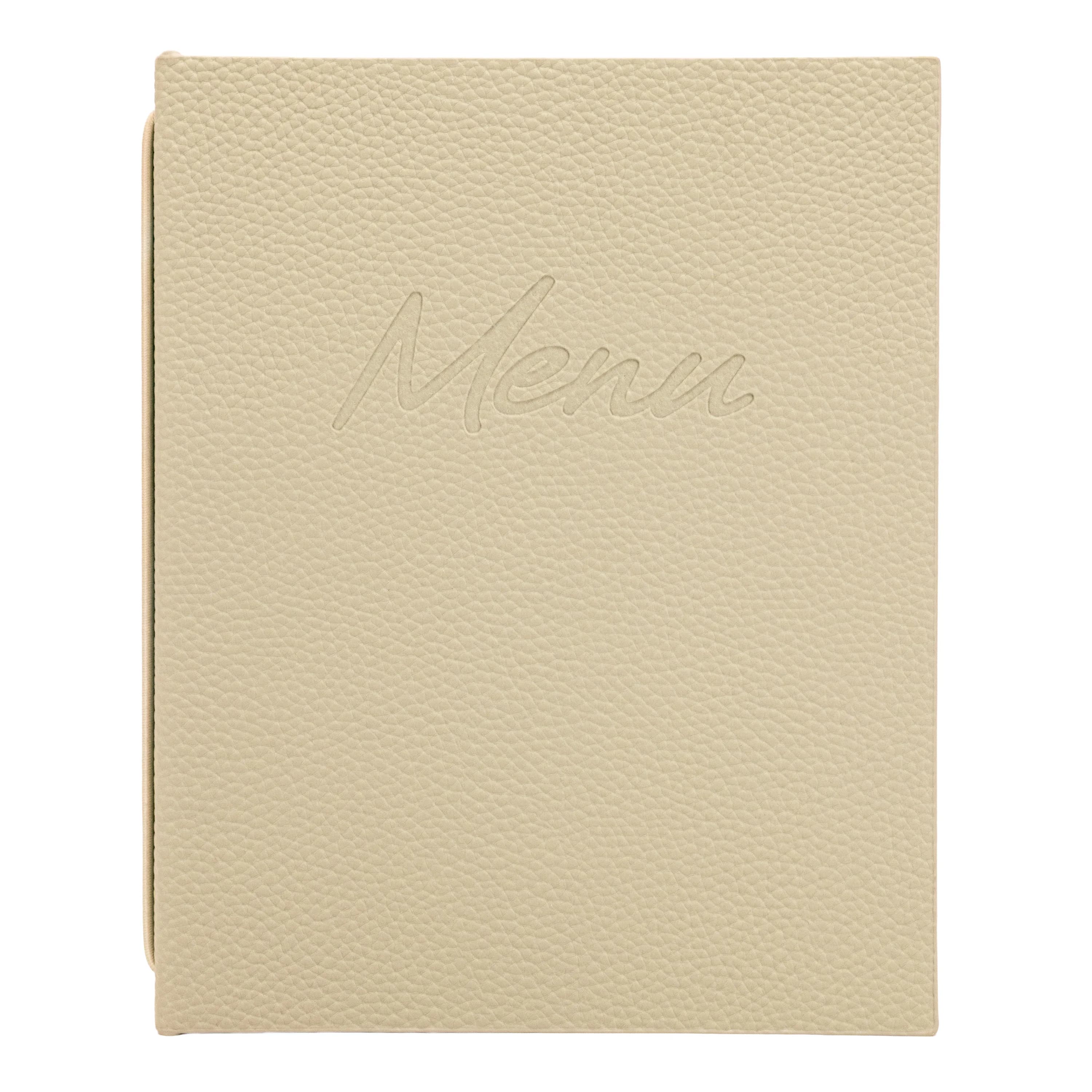 Securit® Protège-menu A5 "Signature" - Sable - 4 vues