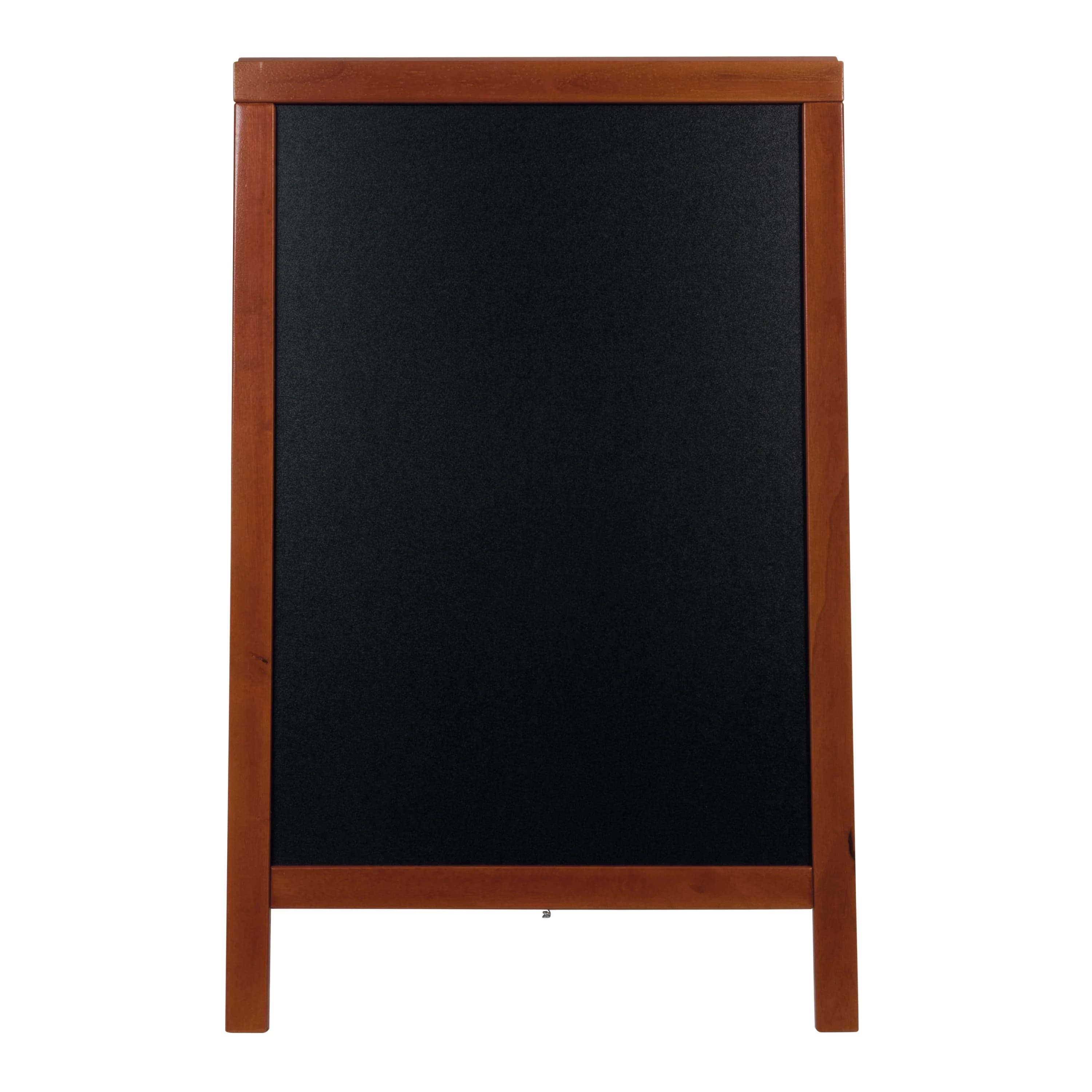 Securit® Panneau trottoir "Deluxe" - Acajou - Bois finition hévéa laqué - 55x85cm
