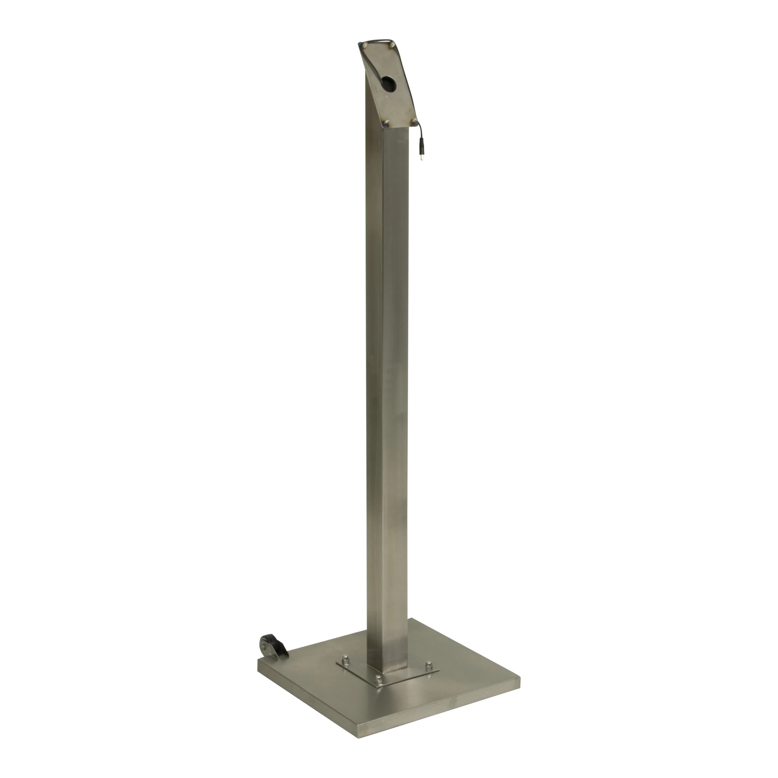 Securit® Ensemble pied + socle pour Présentoir porte-menu LED "Stainless Steel" - Acier inoxydable - 120 cm