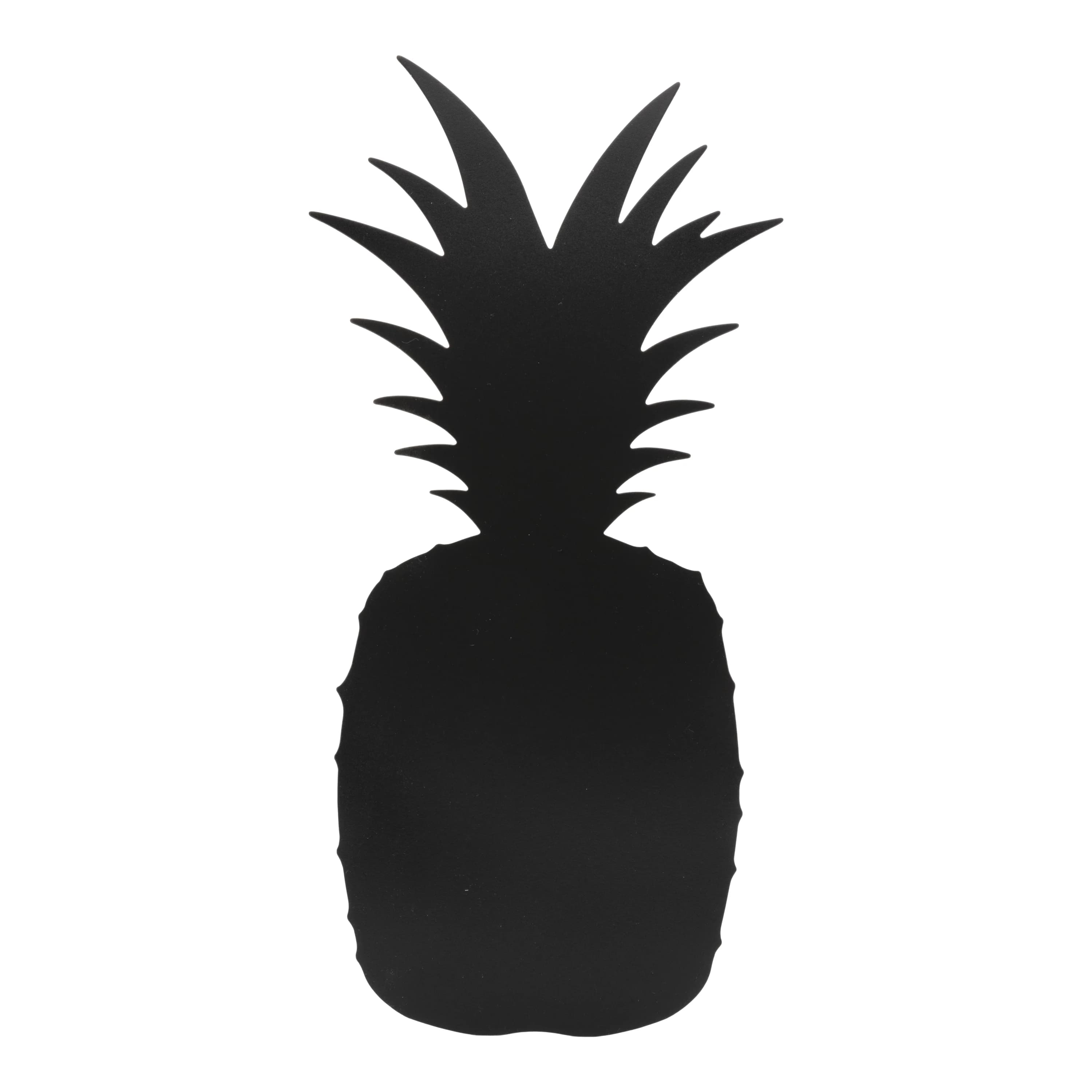 Securit® Ardoise murale - Silhouette Ananas - Feutre-craie et kit velcro pour accrochage mural inclus - Fin de série