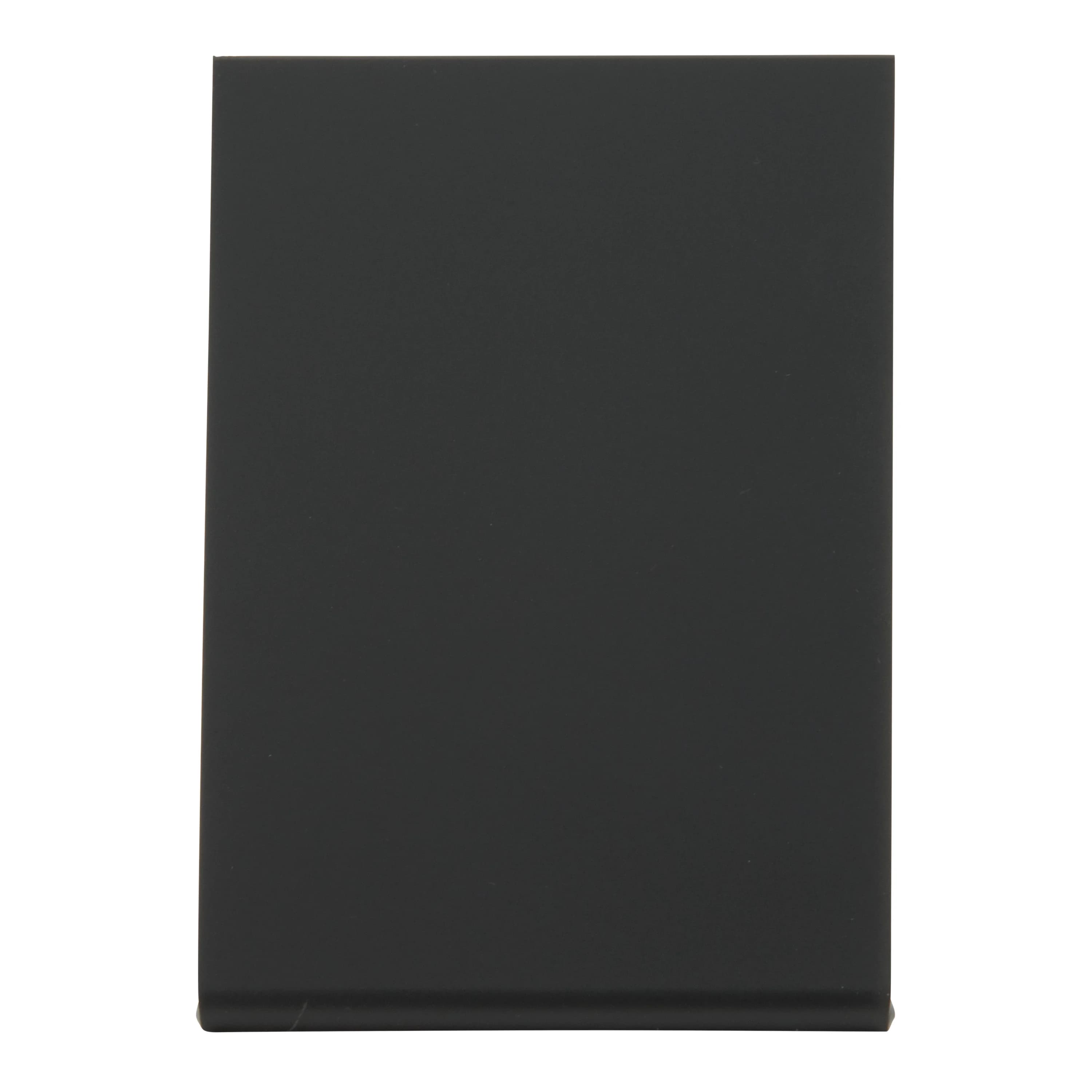 Securit® Lot de 5 Ardoises de table A7 - Noir - Forme en L - Recto mat et Verso brillant