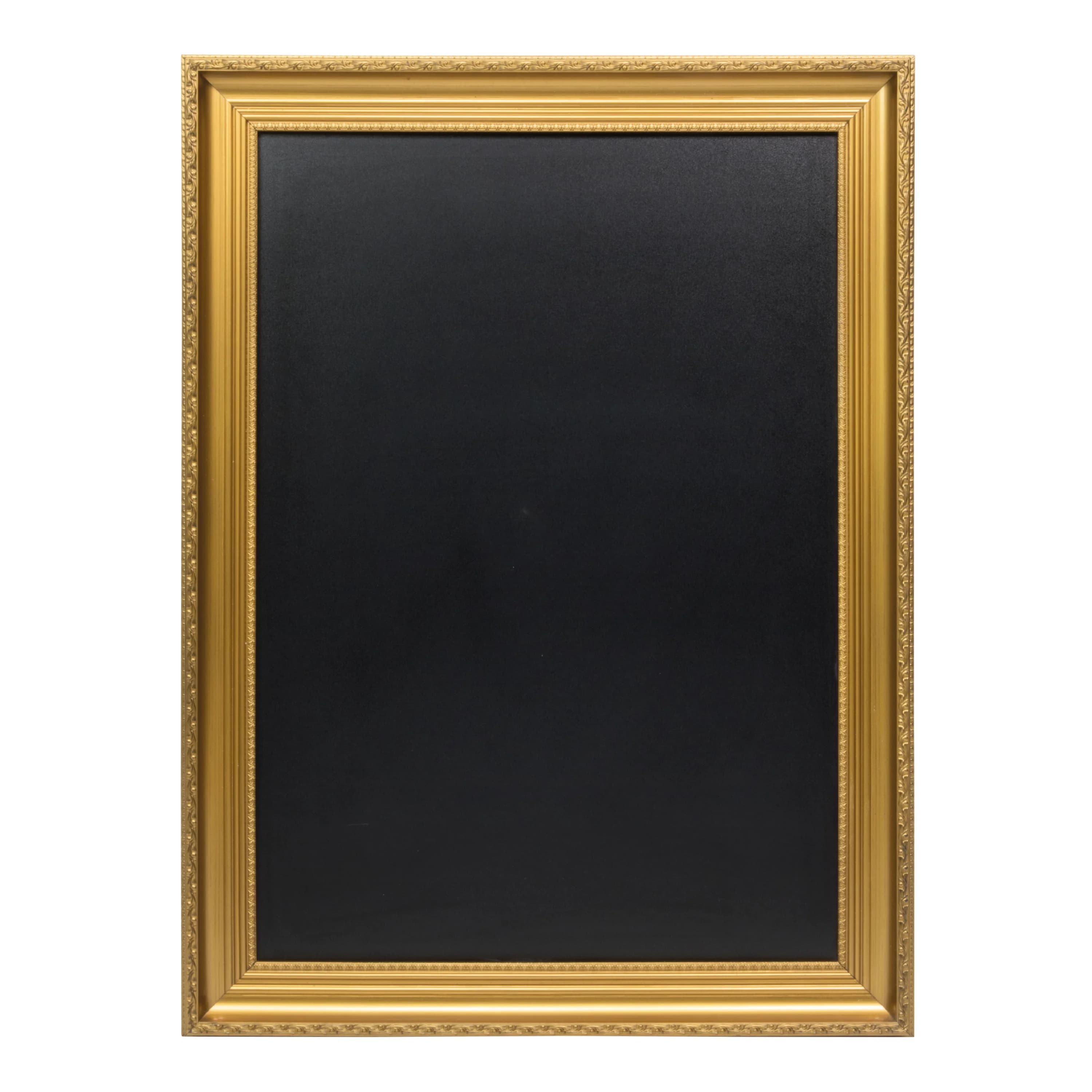 Securit® Ardoise murale - Cadre Doré - 75x100cm