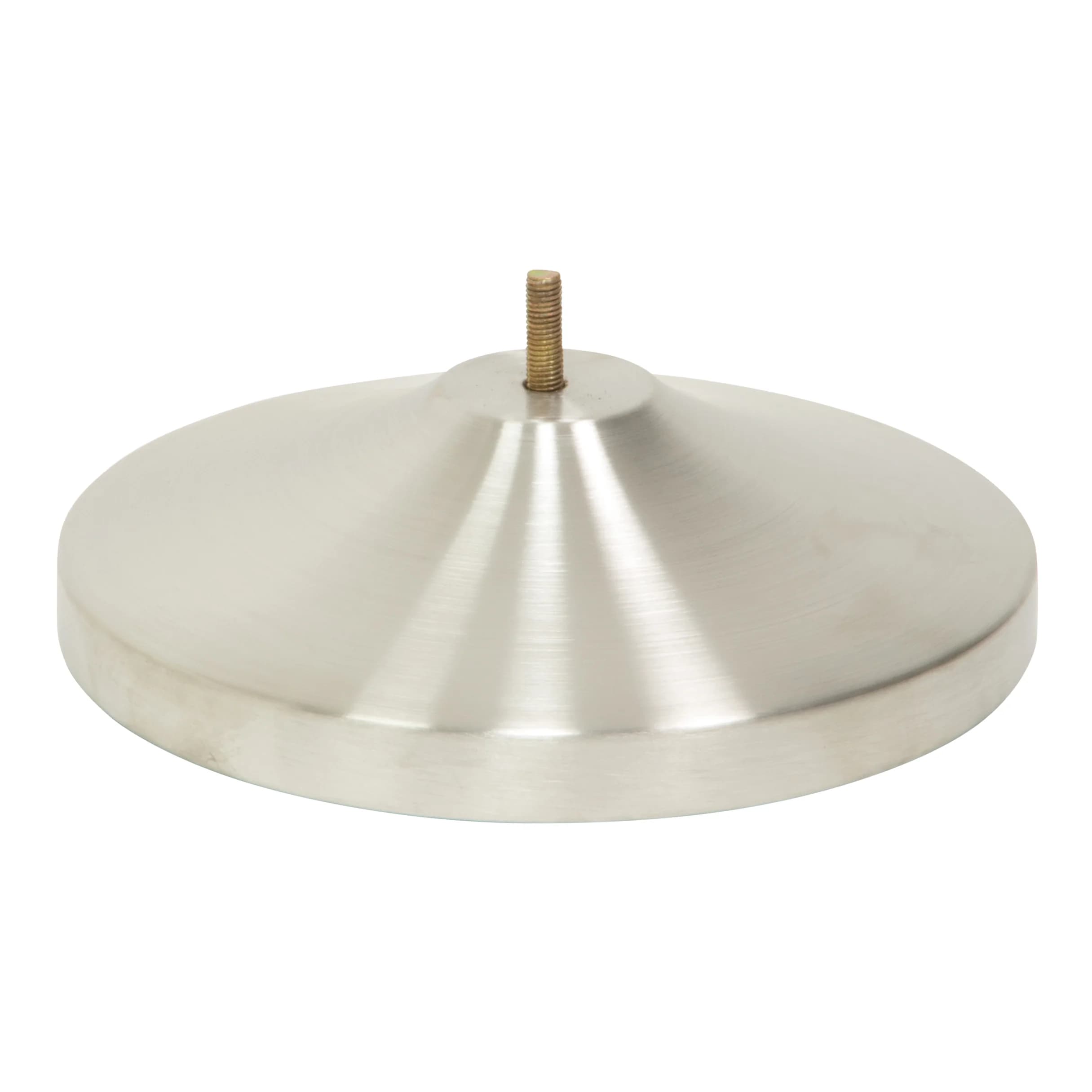 Securit® Socle Poteau d'accueil Rétractable - Chrome - 31x31cm (Pied avec bande nylon non inclus)