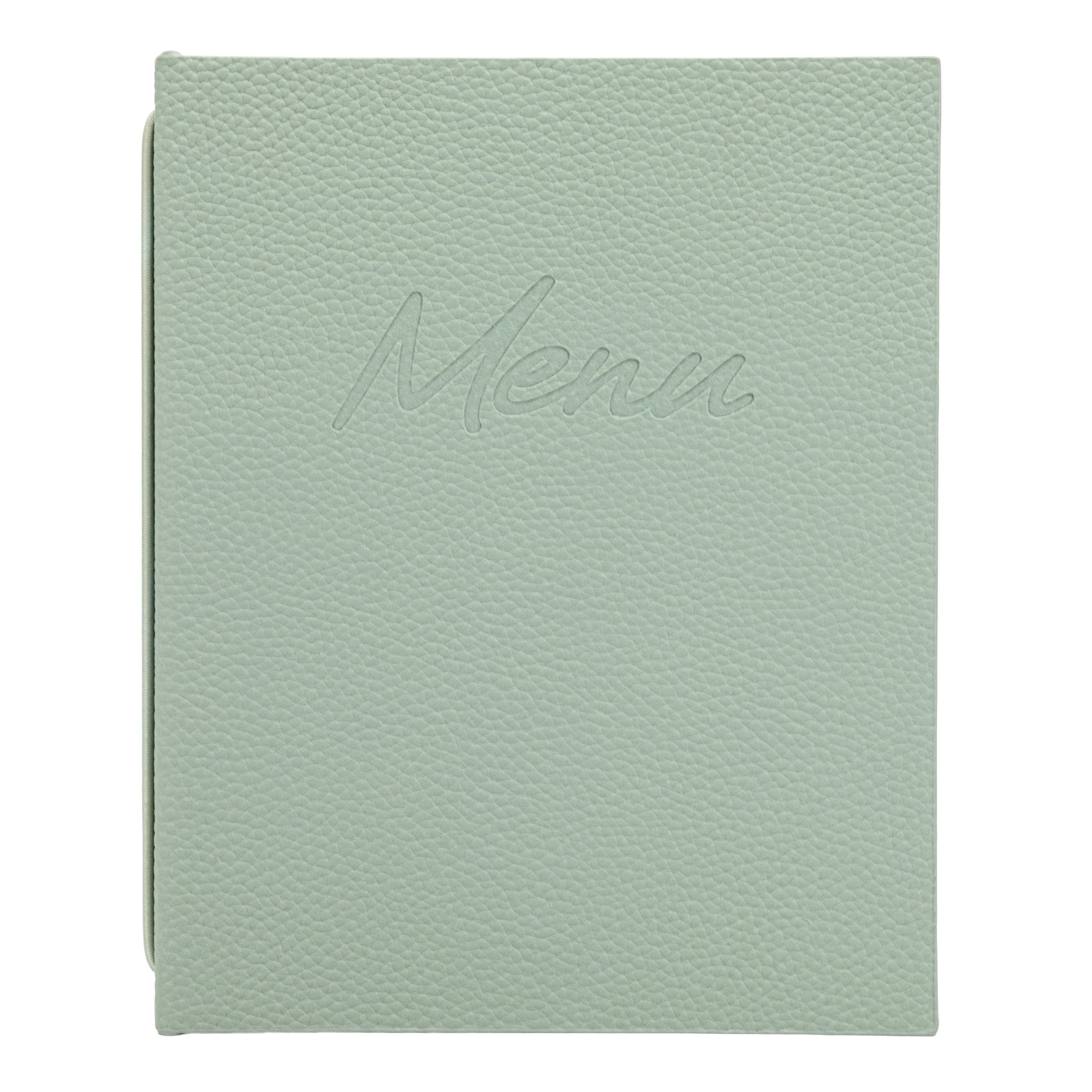 Securit® Protège-menu A5 "Signature" - Vert - 4 vues