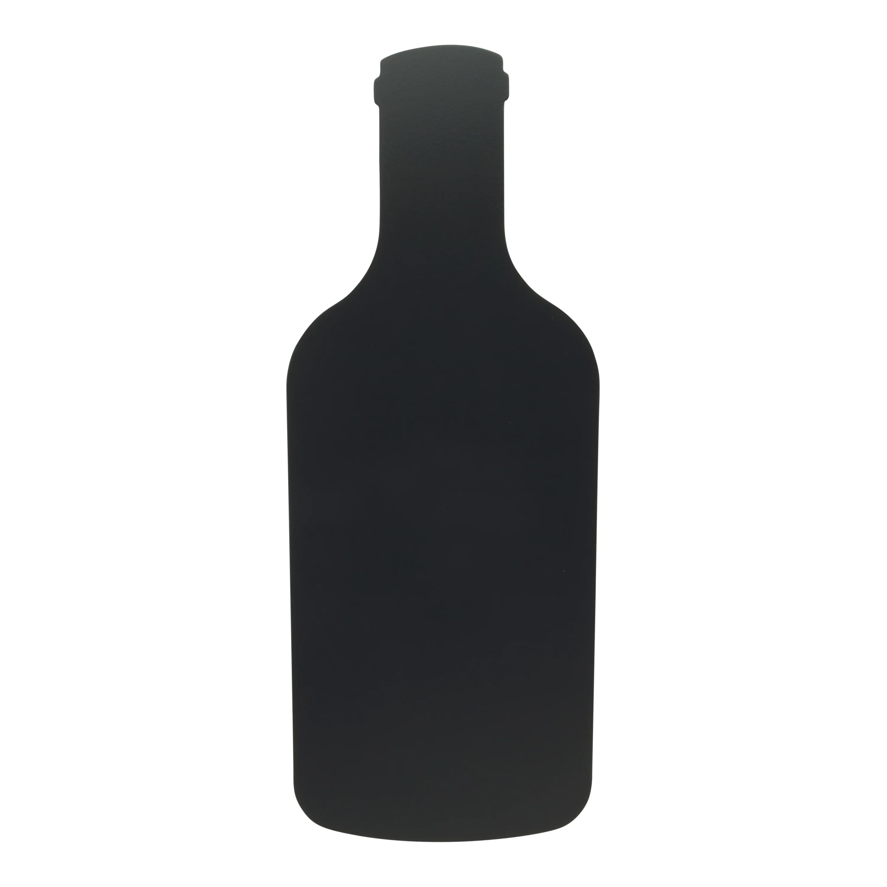 Securit® Ardoise murale - Silhouette Bouteille - Feutre-craie et kit velcro pour accrochage mural inclus - Fin de série