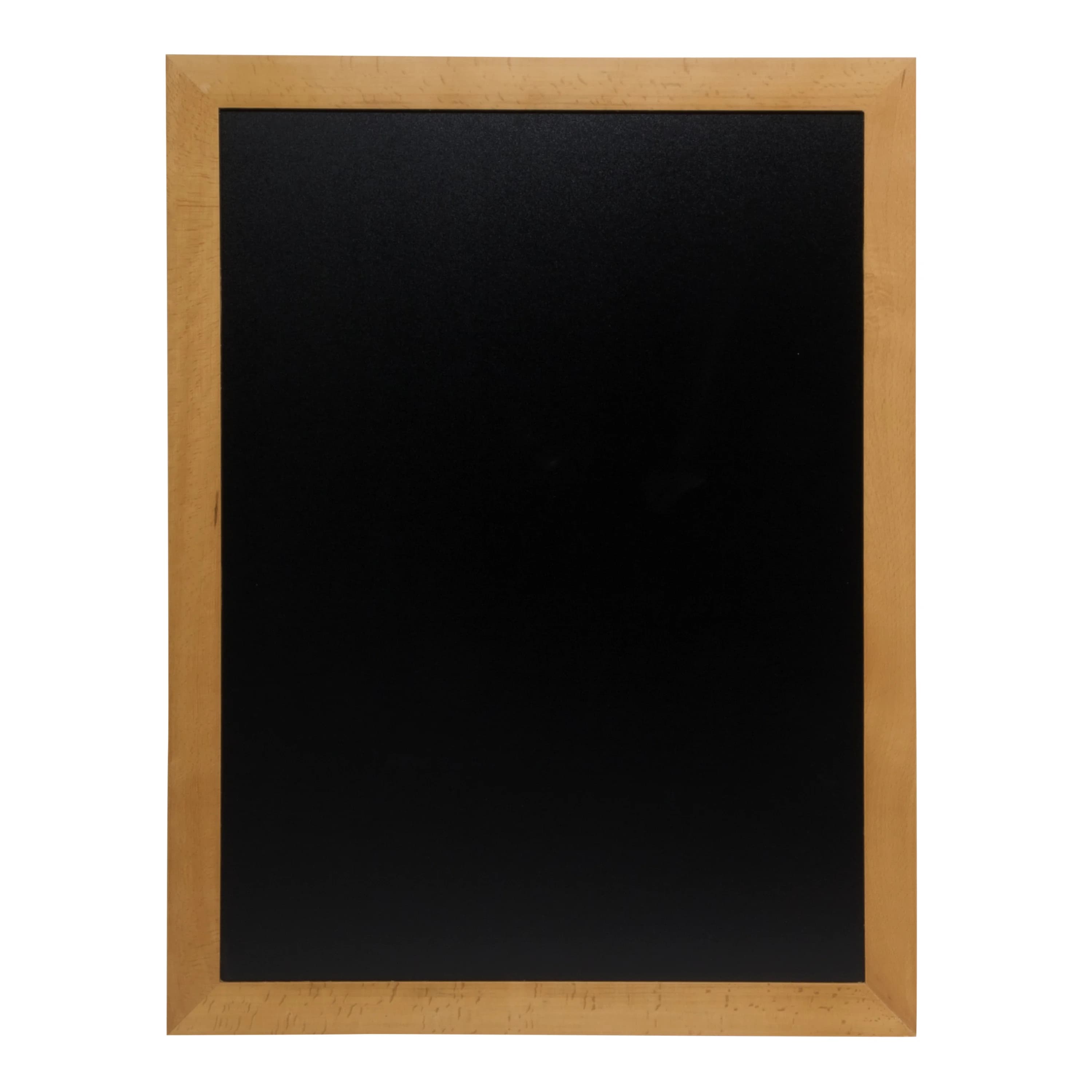 Securit® Ardoise murale "Universal" - Bois finition teck laqué - Kit de montage inclus - 70x90cm