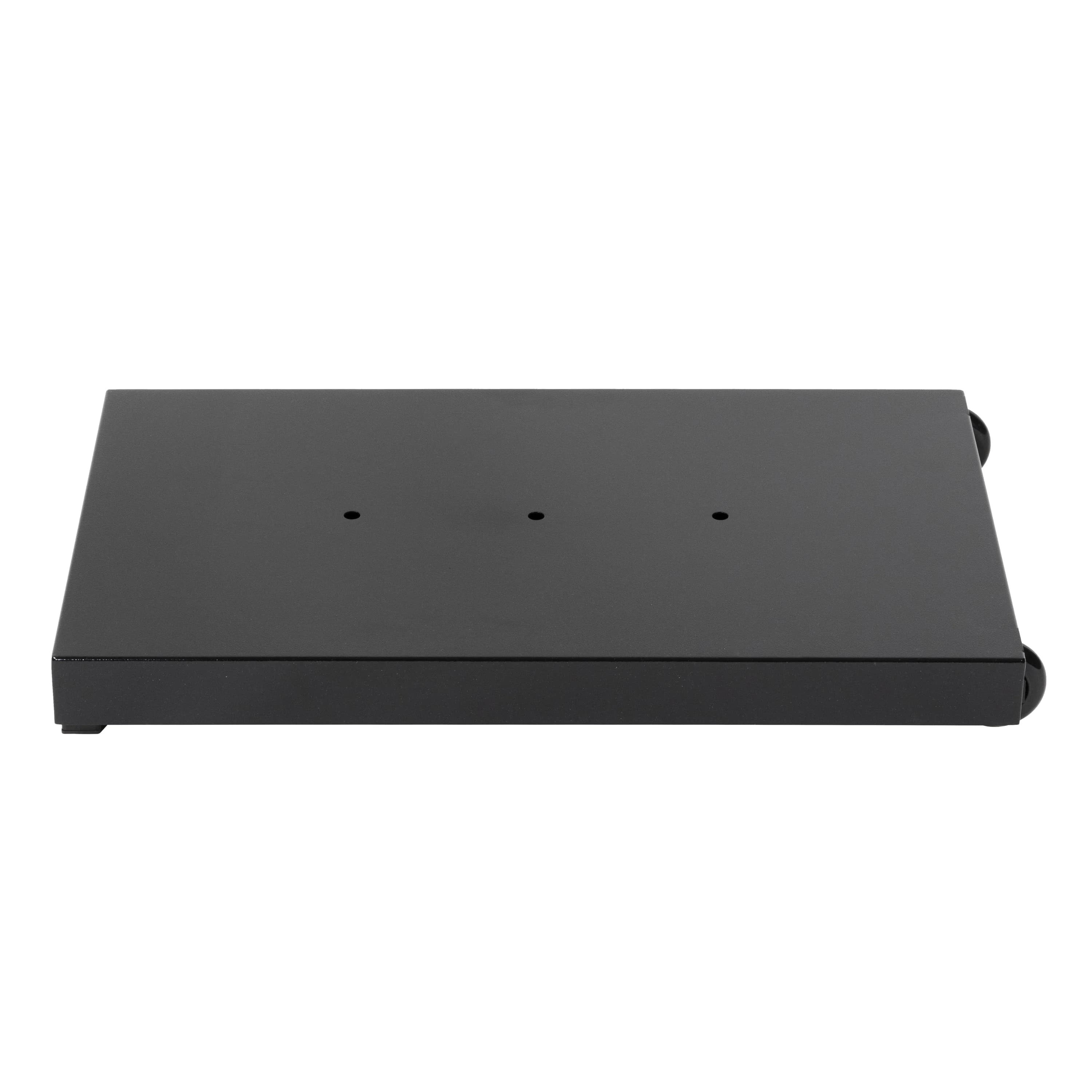 Securit® Socle pour Présentoir porte-menu LED "Black Star XXL" - Acier vernis noir (Pied MCS-BA-110-BL1 non inclus)