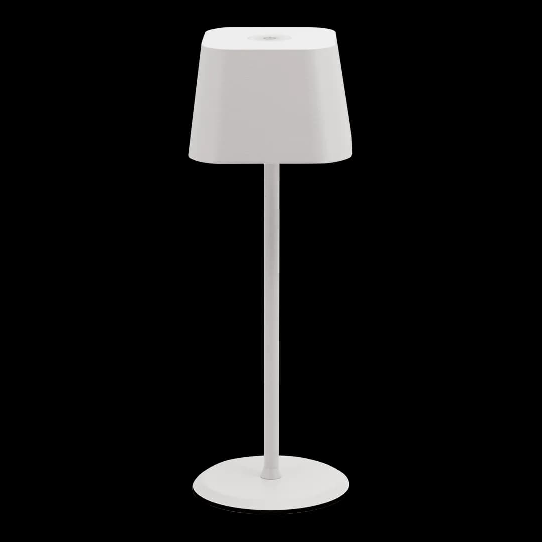 Securit® Lampe de table LED sans fil "Malta" - Blanc - Intérieur/Extérieur - Câble magnétique inclus