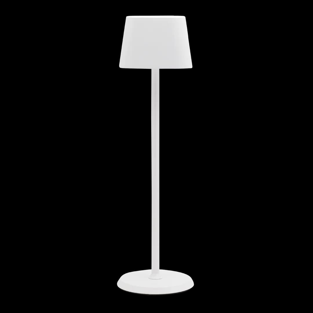 Securit® Lampe de table LED sans fil "Georgina" - Blanc - Intérieur/Extérieur - Câble magnétique inclus