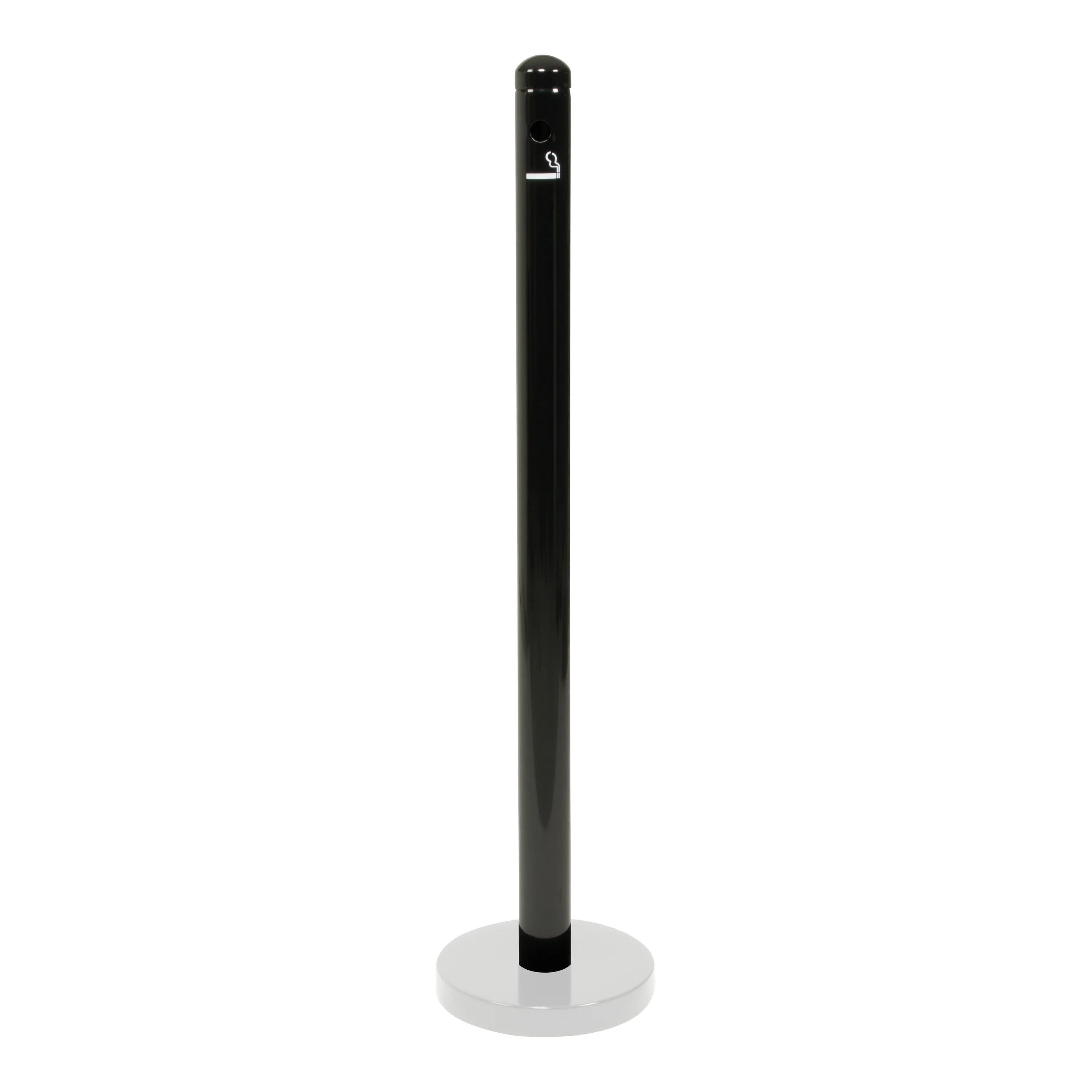 Securit® Pied Cendrier - Noir - 100cm (Socle SP-BL-SM-F1 non inclus)
