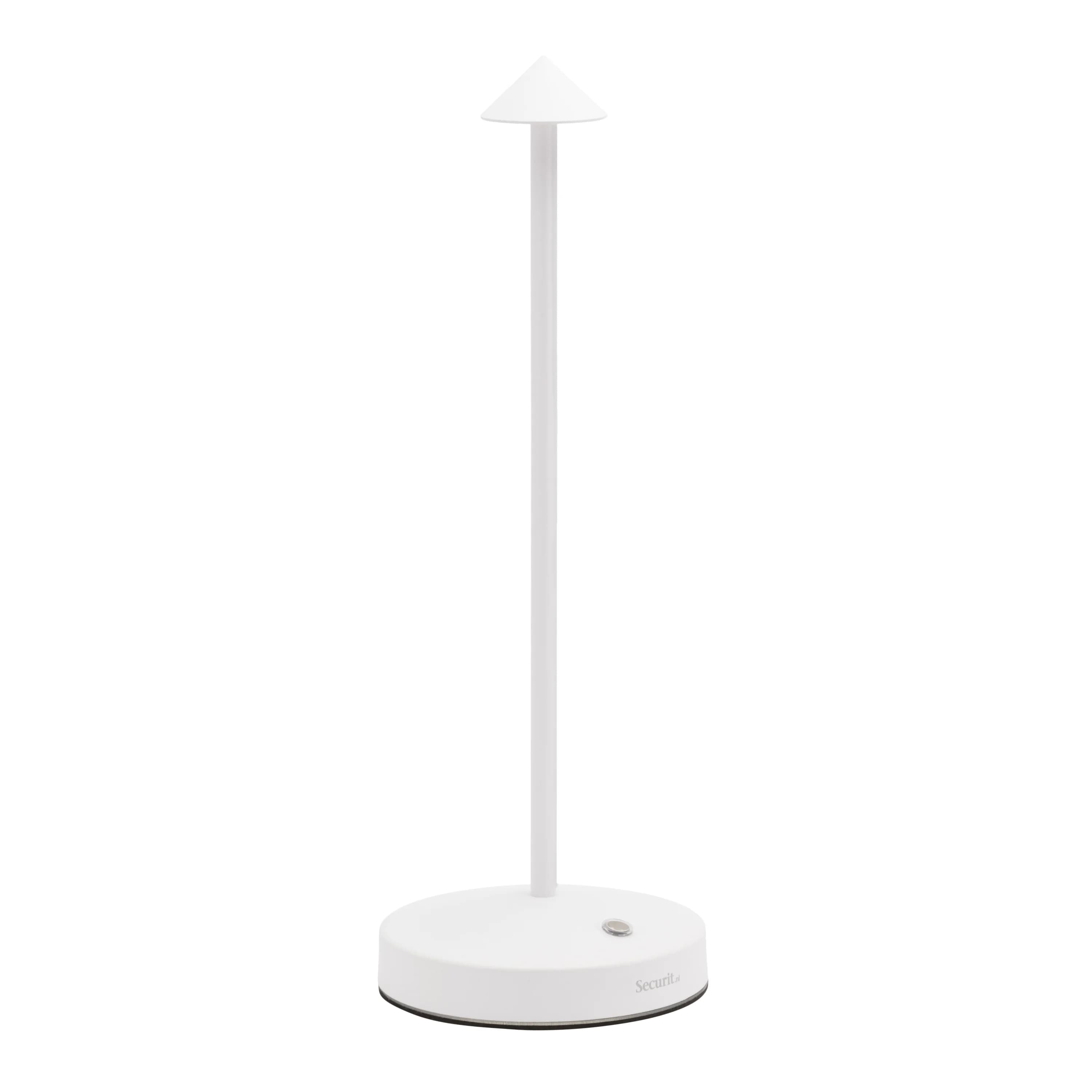 Securit® Lampe de table LED sans fil "Angelina" - Blanc - Intérieur/Extérieur - Câble magnétique inclus