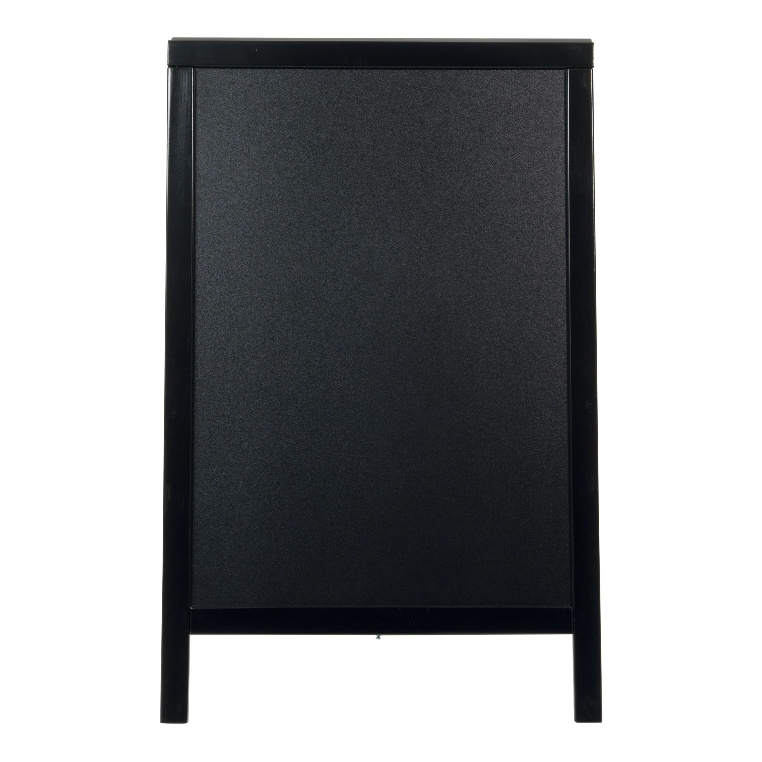 Securit® Panneau trottoir "Woody" - Noir - Bois finition pin laqué - 55x85cm