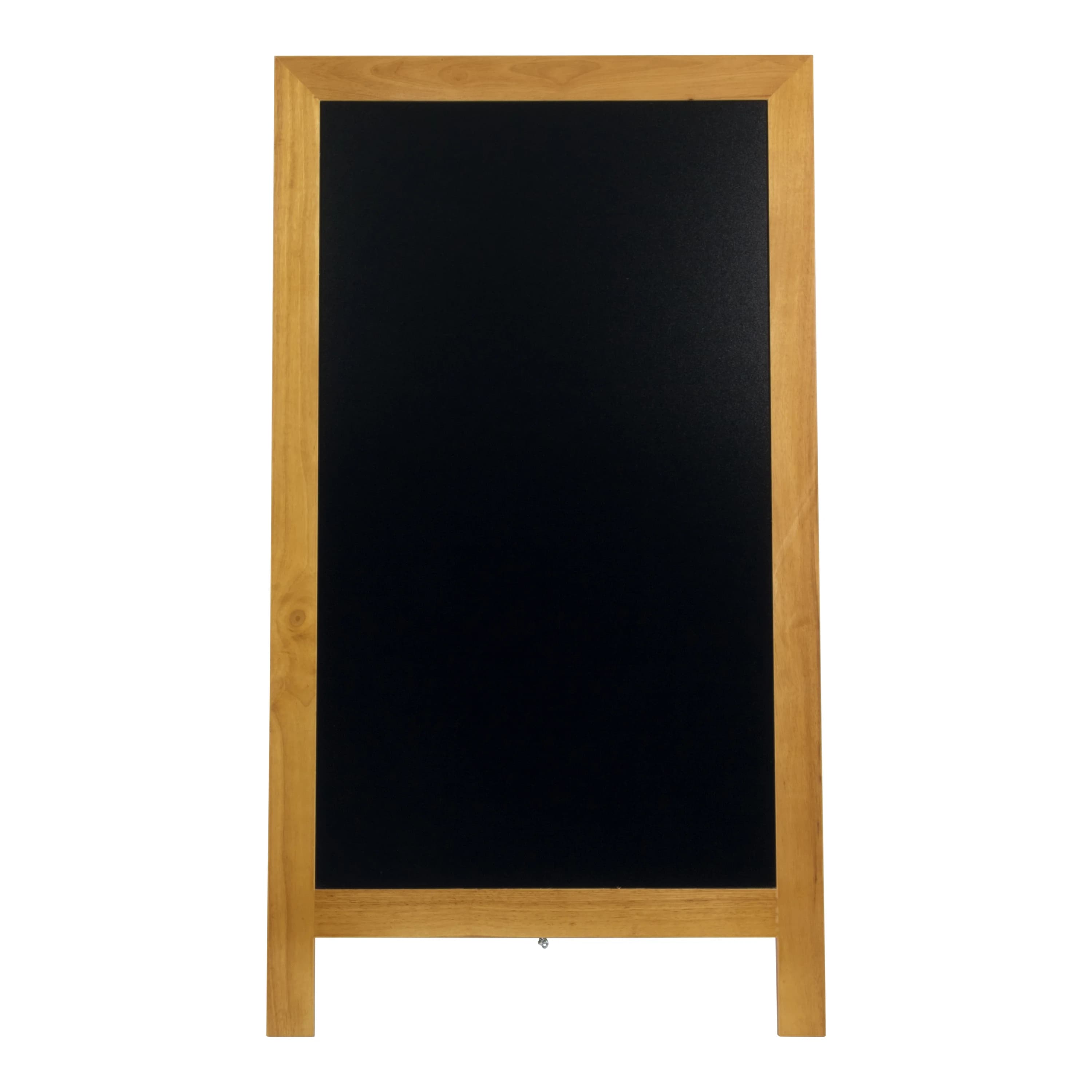 Securit® Panneau trottoir "Deluxe" - Teck - Bois finition hévéa laqué - 70x120cm