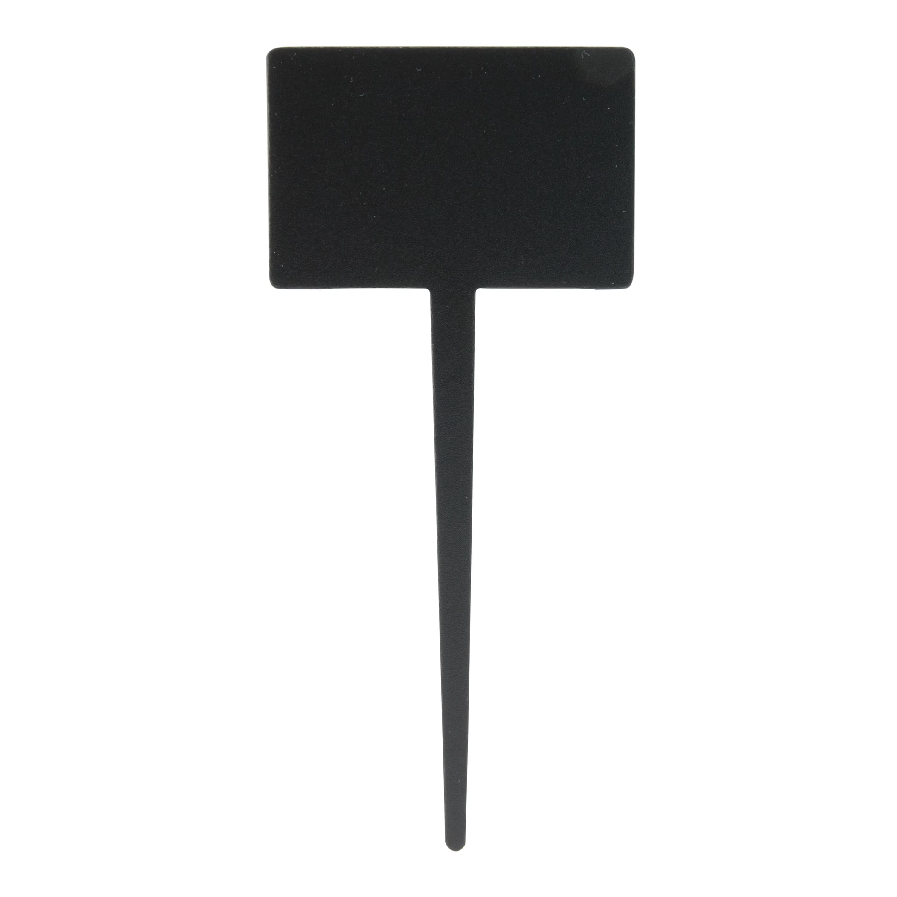 Securit® Lot de 5 Étiquettes Ardoises - Silhouette Rectangle - Noir - Feutre-craie inclus