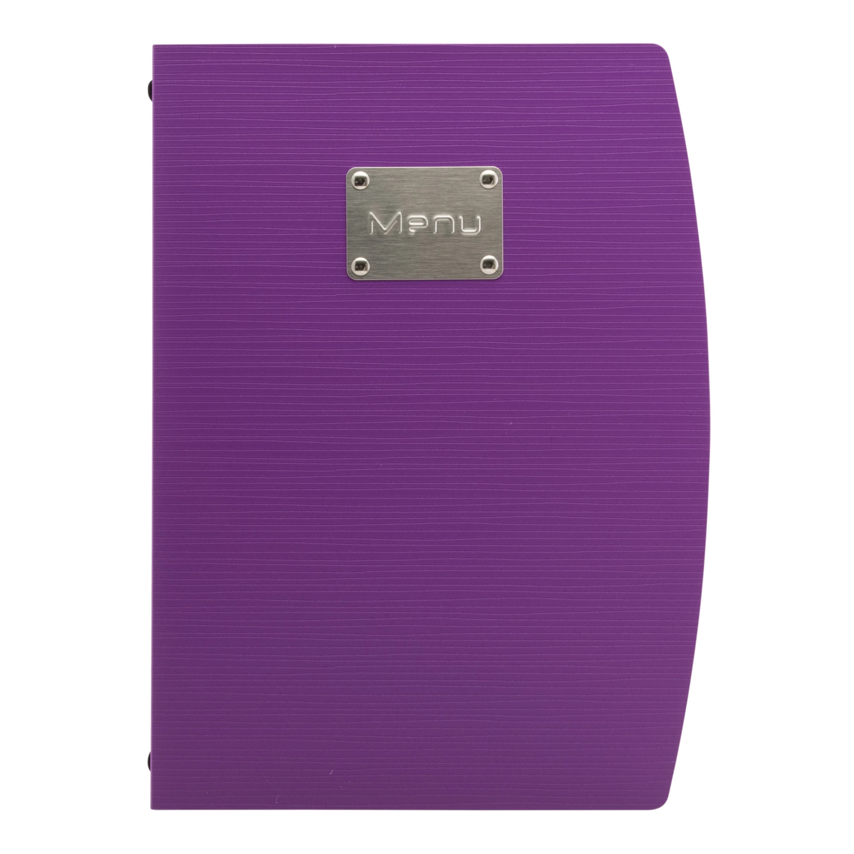 Securit® Protège-menu A4 "Rio" - Violet - Plaque "Menu" incluse - 4 vues