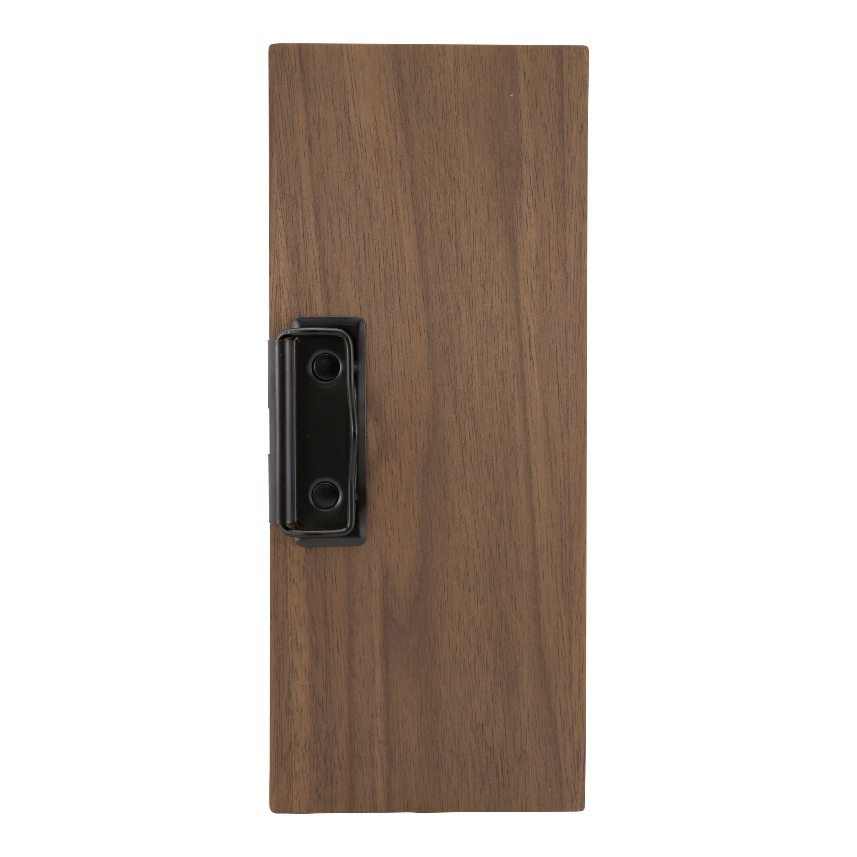 Securit® Porte-addition "Walnut" - Bois finition noyer laqué