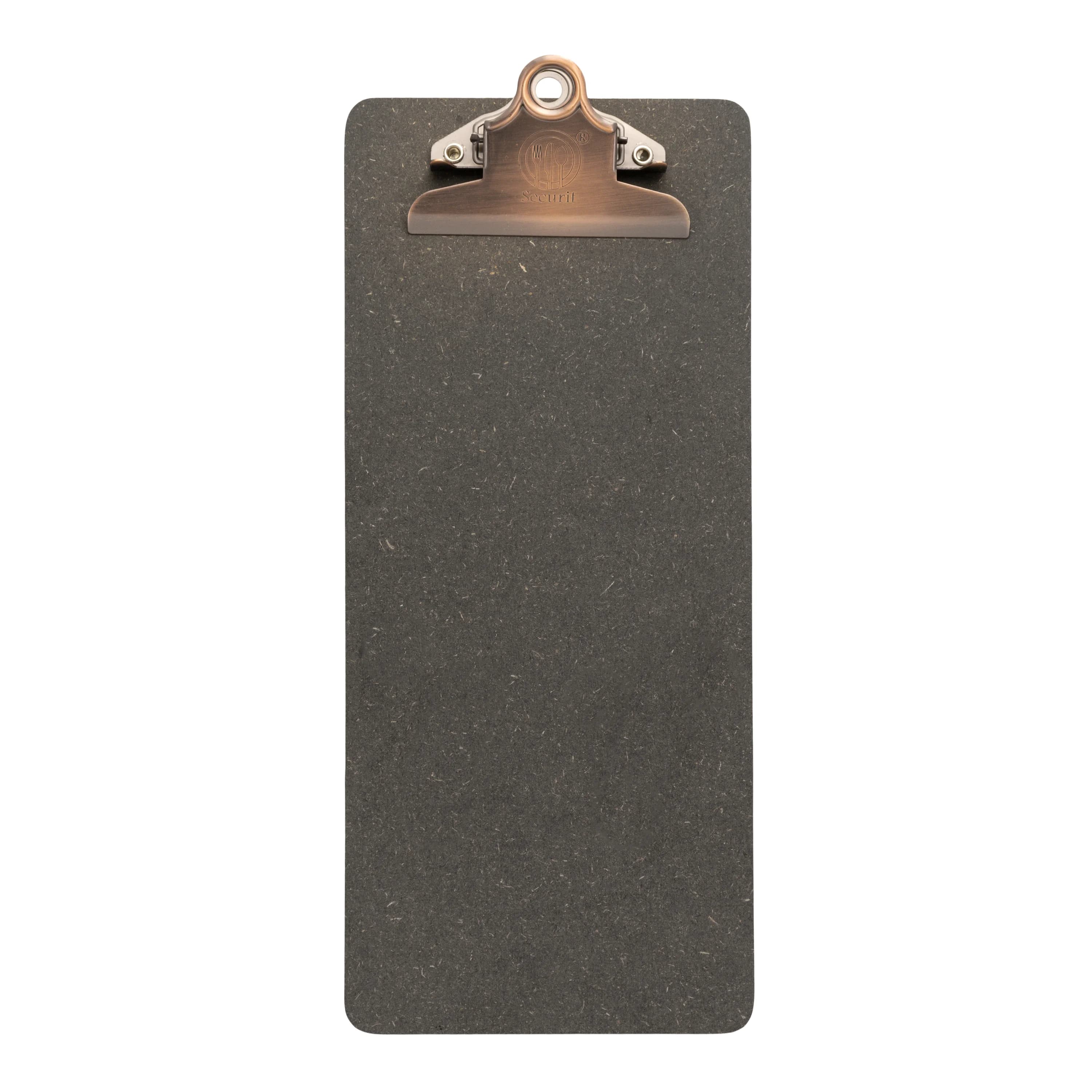 Securit® Porte-addition avec pince en acier inoxyable - Marron