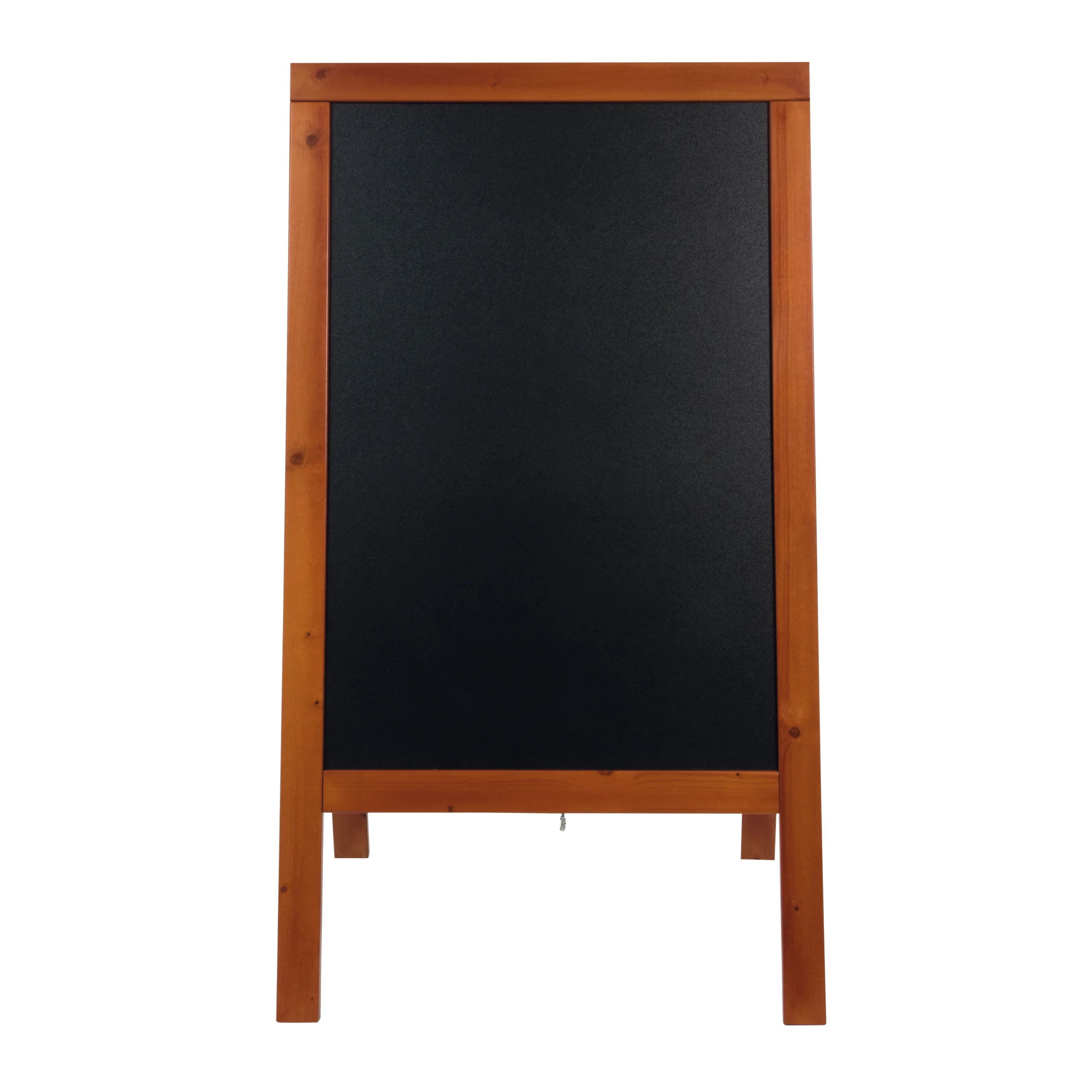 Securit® Panneau trottoir "Woody" - Acajou - Bois finition pin laqué - 70x120cm