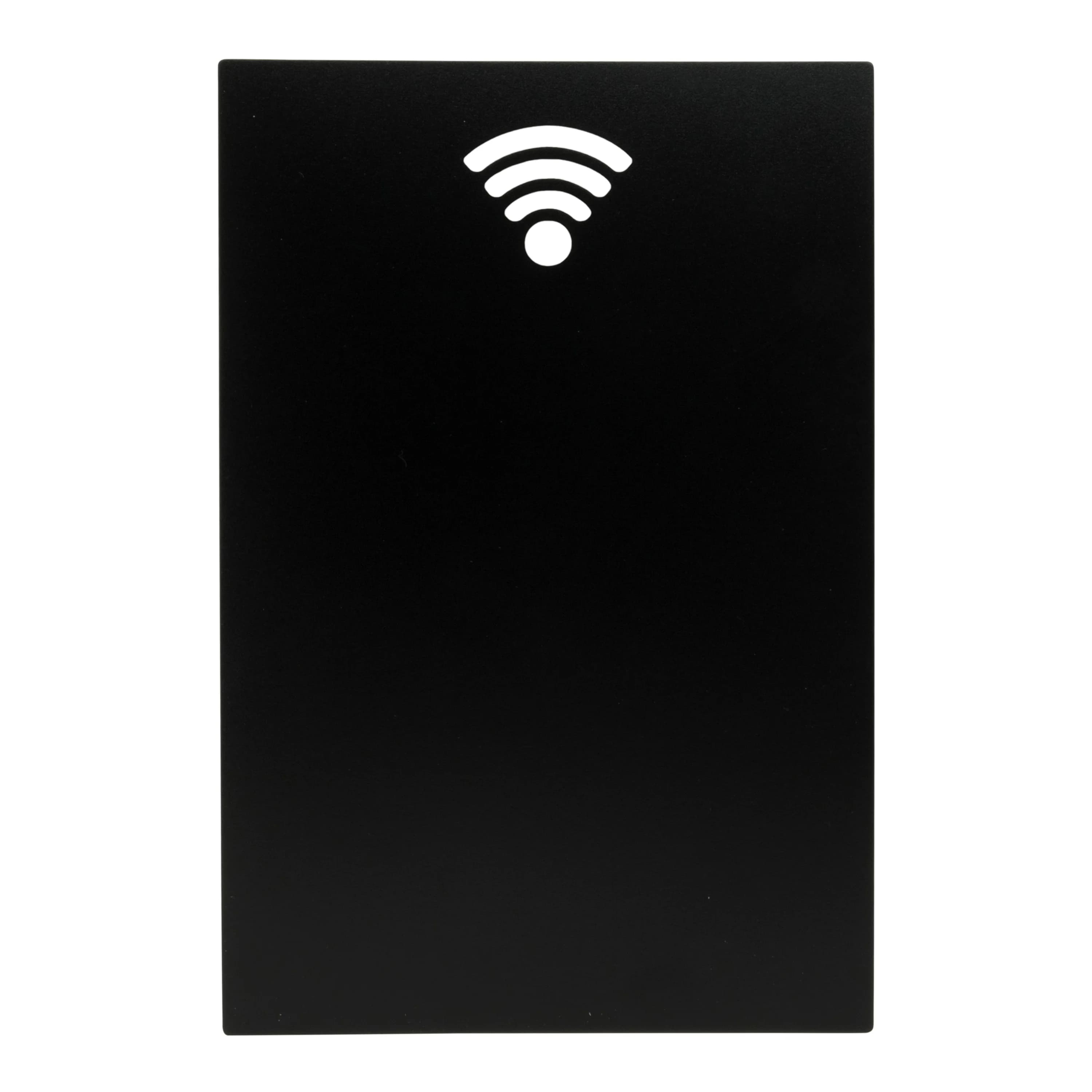 Securit® Ardoise murale - Silhouette "Wifi" - Finition luxe - Feutre-craie et bandes adhésives incluses - Fin de série
