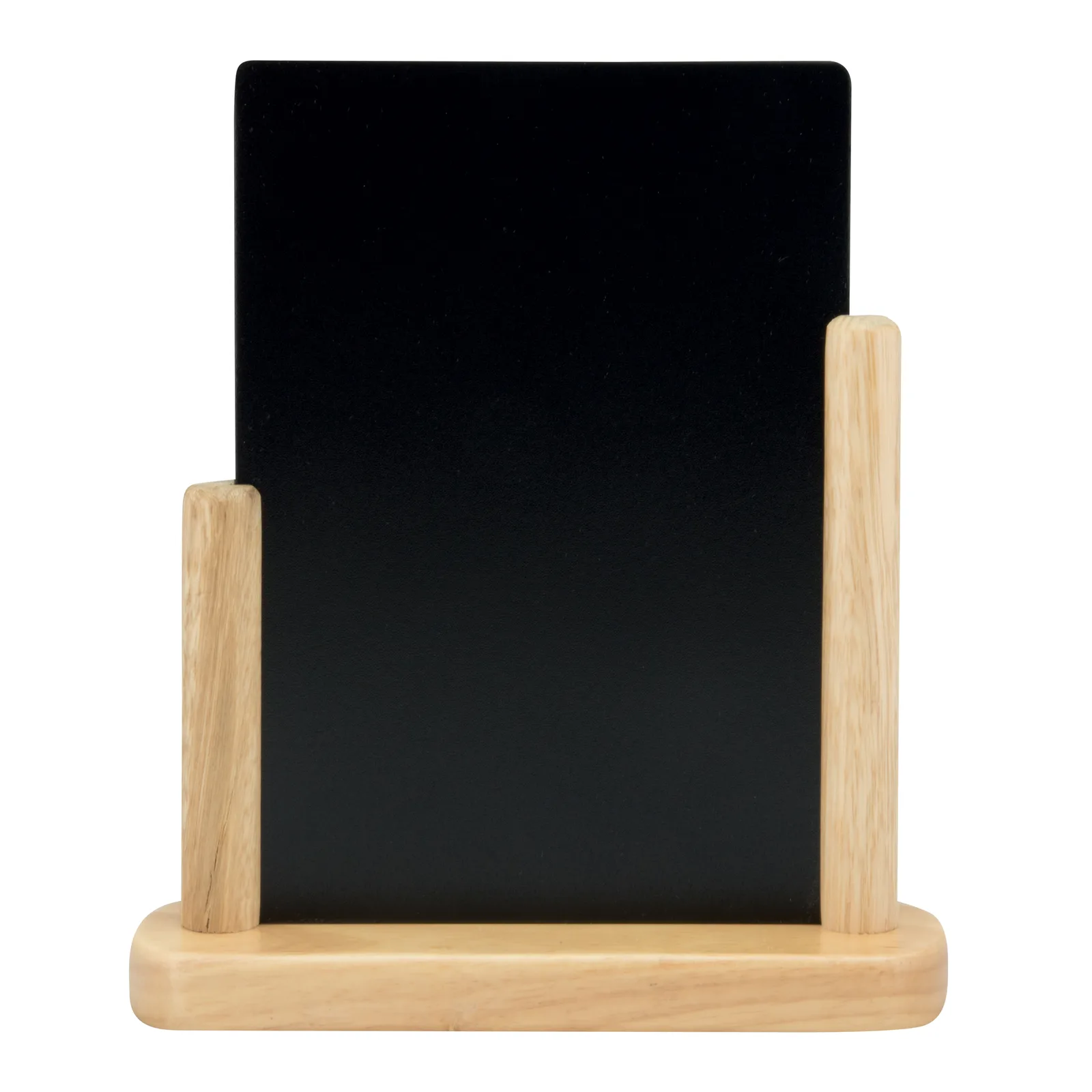 Securit® Ardoise de table "Elegant" A5 - Bois finition hêtre laqué