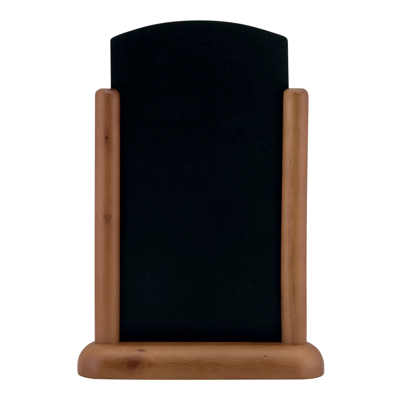 Securit® tafelkrijtbord-ezel 'Top' - donkerbruin gelakt hout