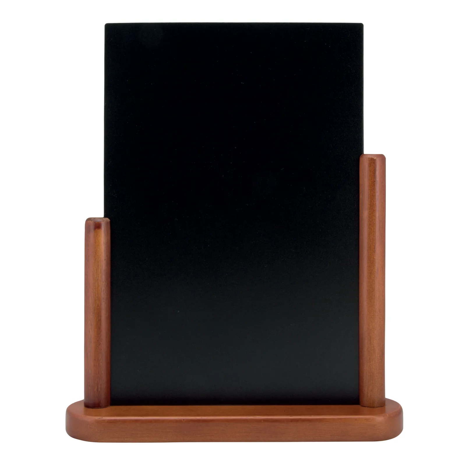 Securit® Elegant tafelkrijtbord A4 - gelakt mahonie